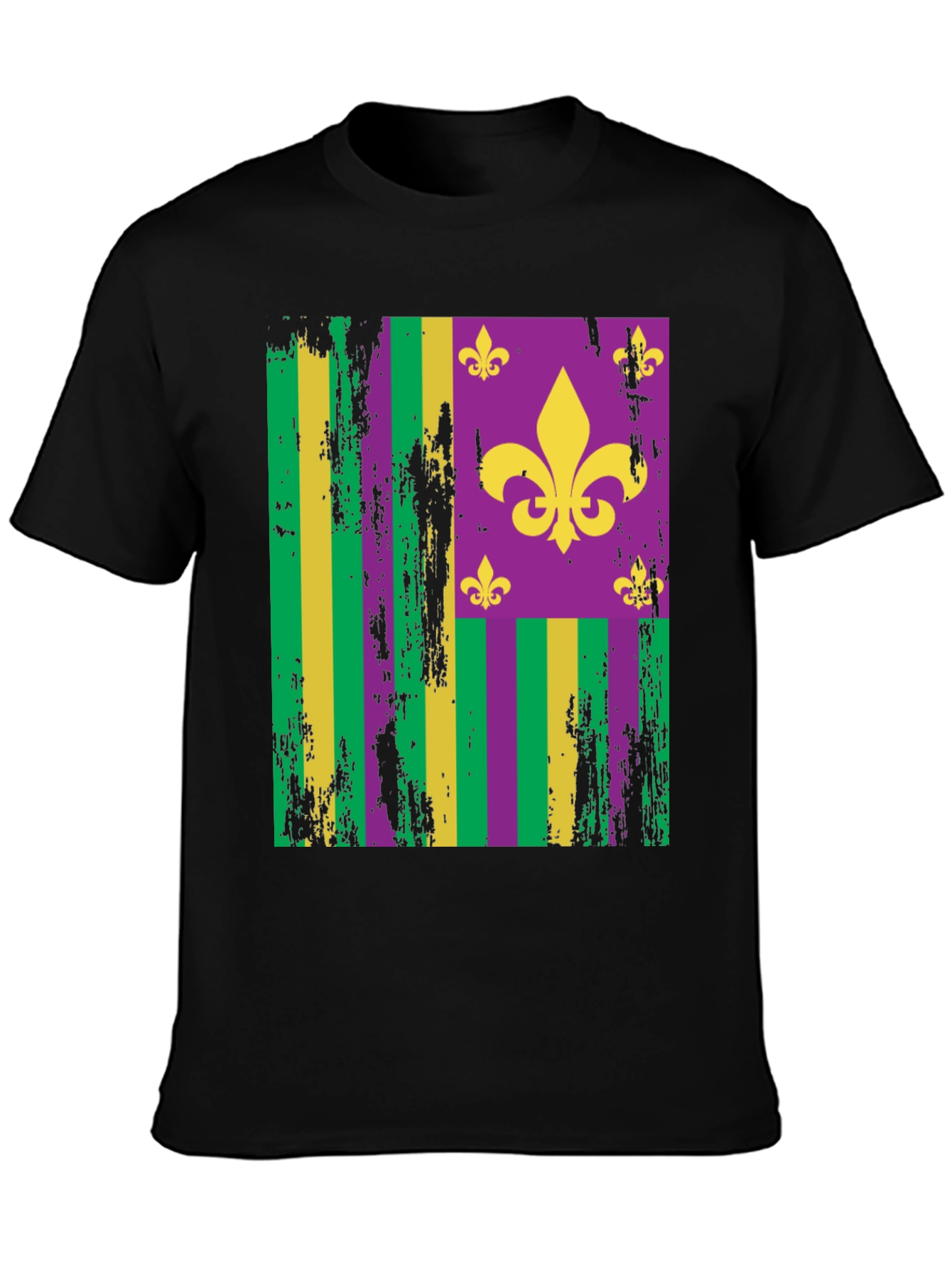 Mardi Gras Fleur-de-lis Graphic Tee