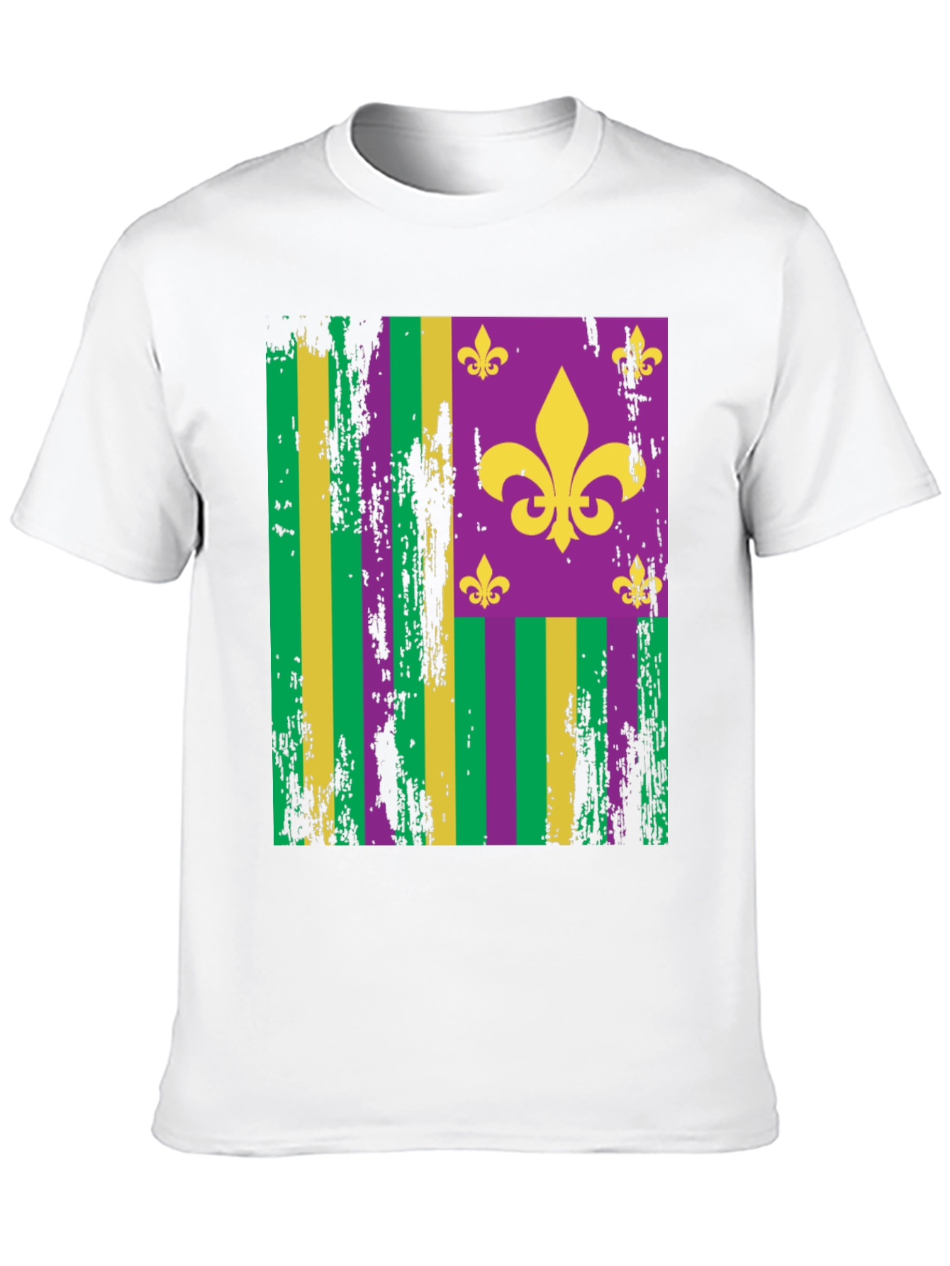 Mardi Gras Fleur-de-lis Graphic Tee