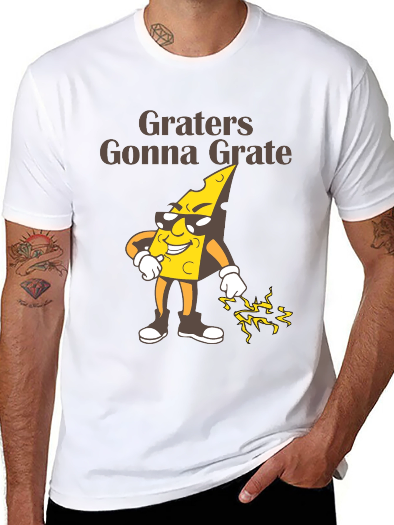 Grater Humor Tee - Graters Gonna Grate T-Shirt