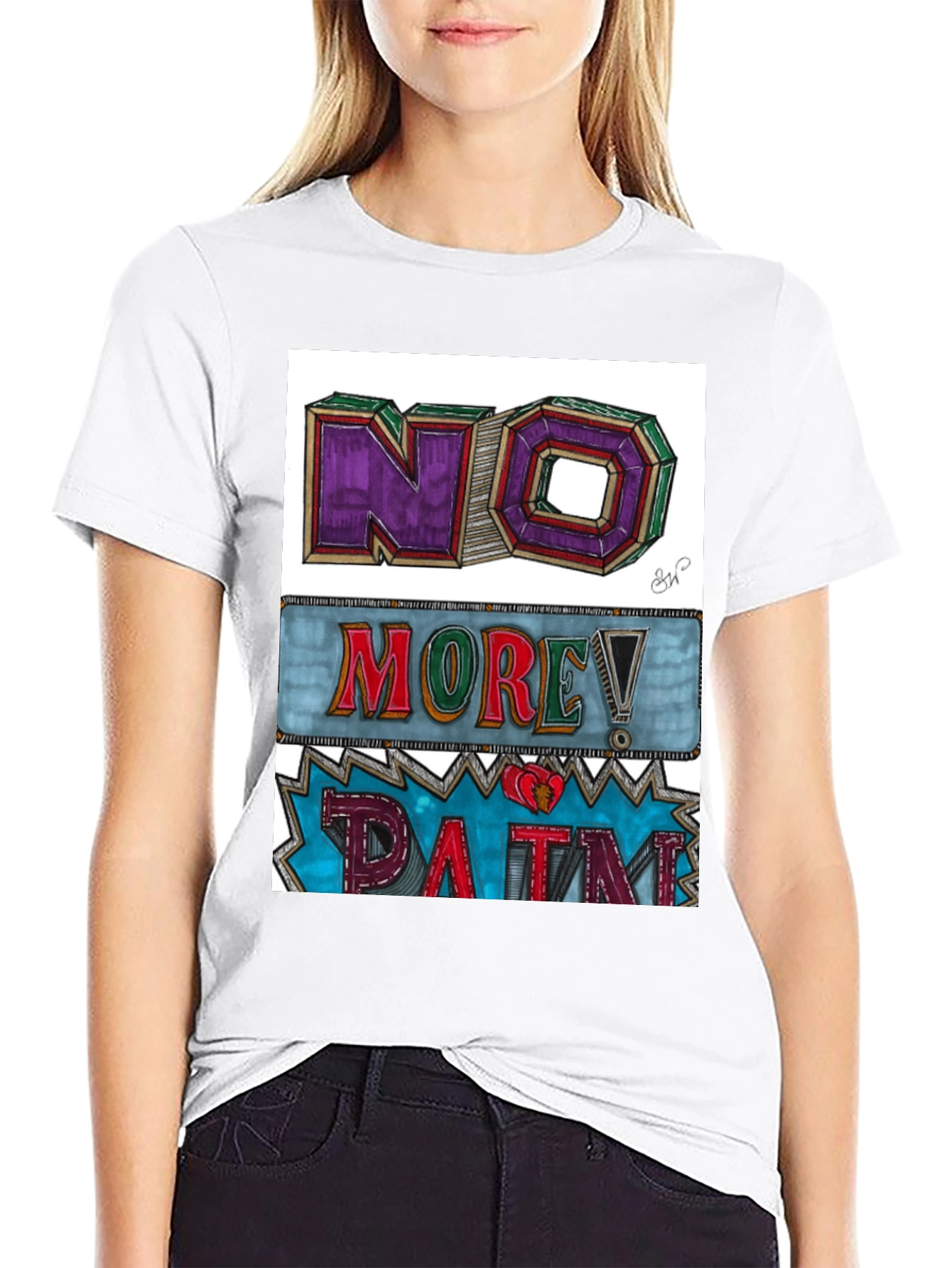 No More Pain Graphic Tee - Unique Design