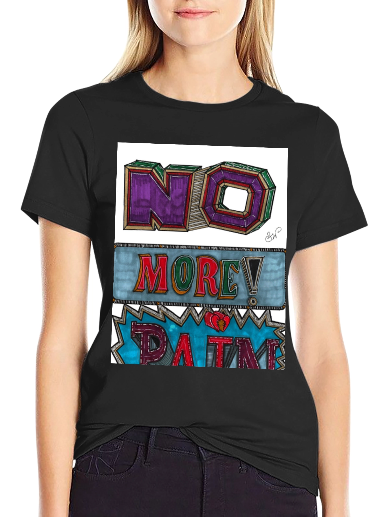 No More Pain Graphic Tee - Unique Design