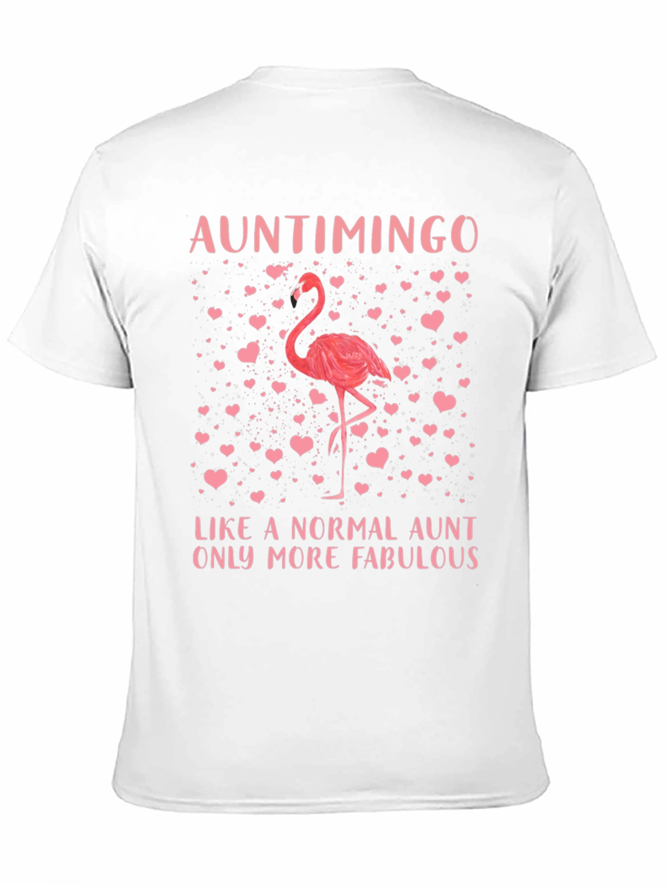 Auntimingo Graphic Tee: Fabulous Aunt Flamingo T-Shirt