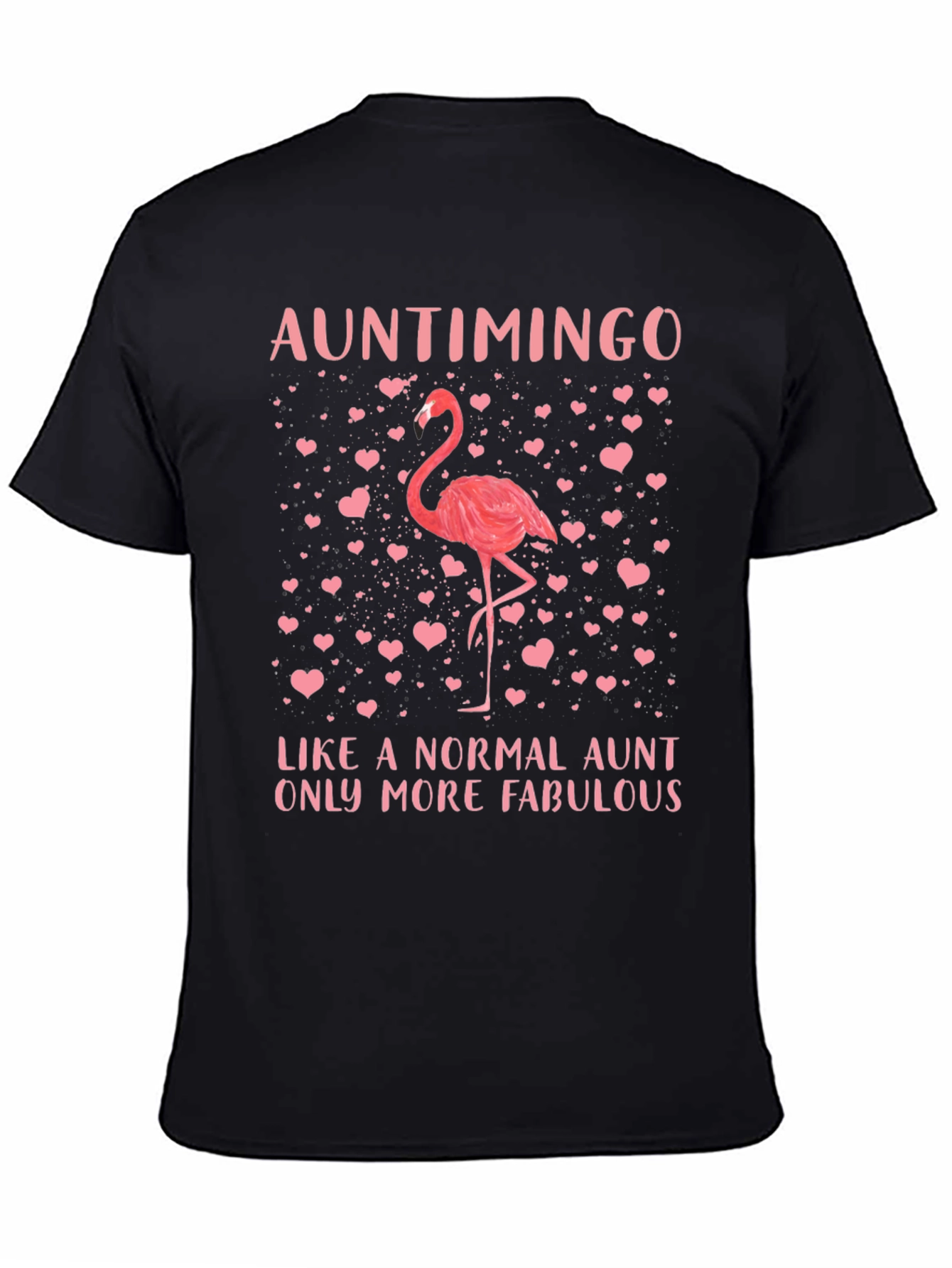 Auntimingo Graphic Tee: Fabulous Aunt Flamingo T-Shirt