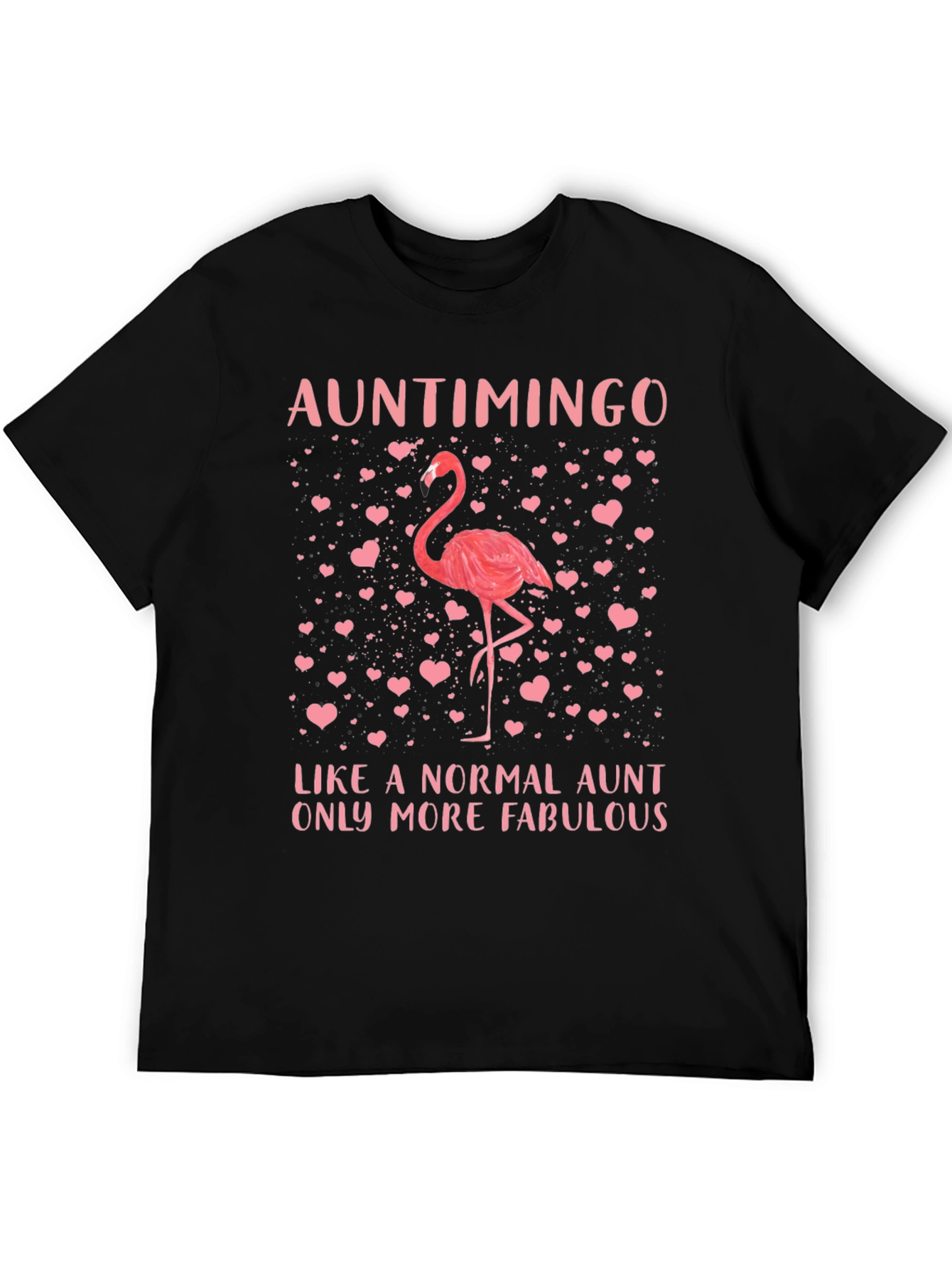 Auntimingo Graphic Tee: Fabulous Aunt Flamingo T-Shirt