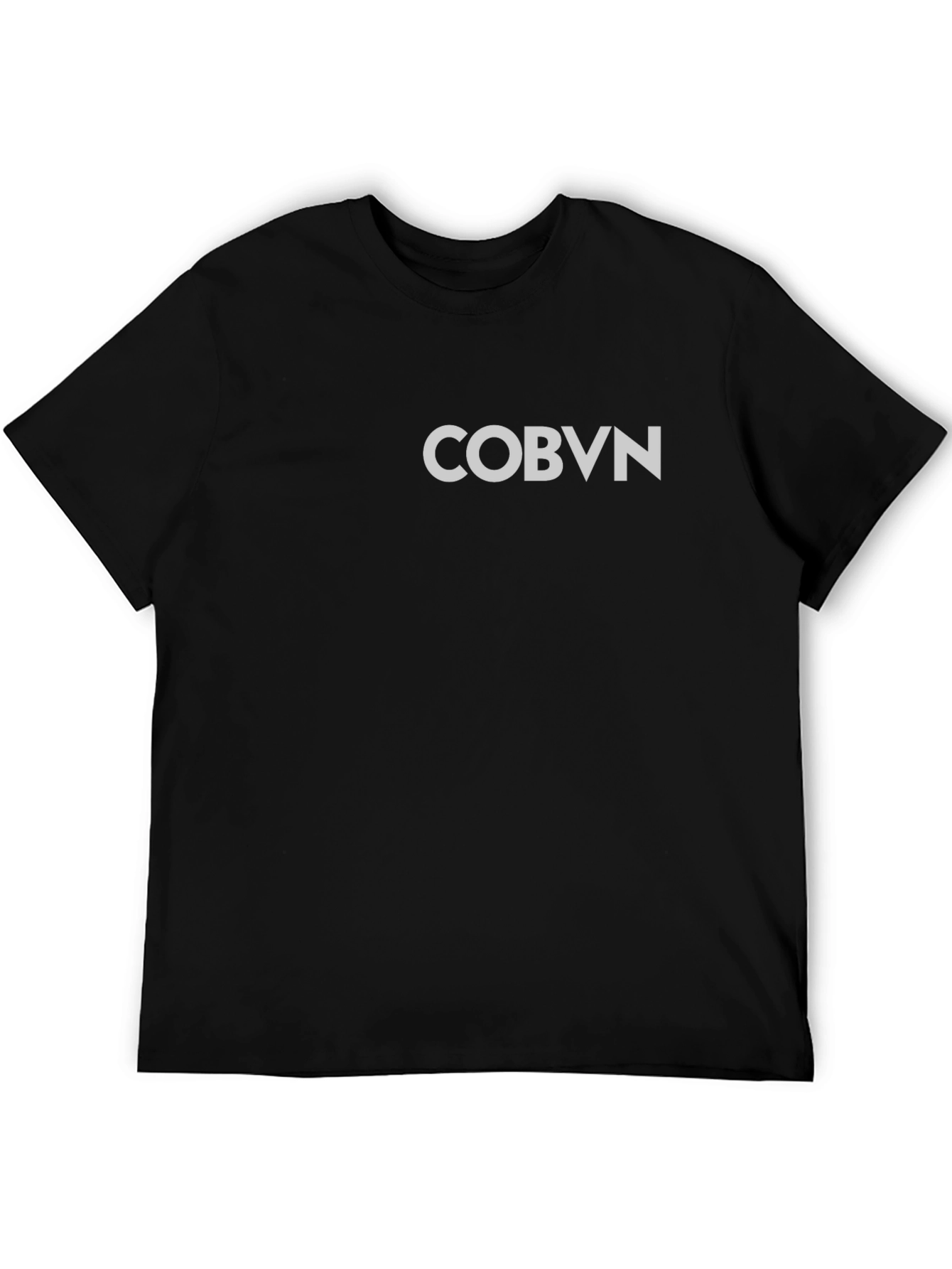 COBVN Mens Black Graphic Tee