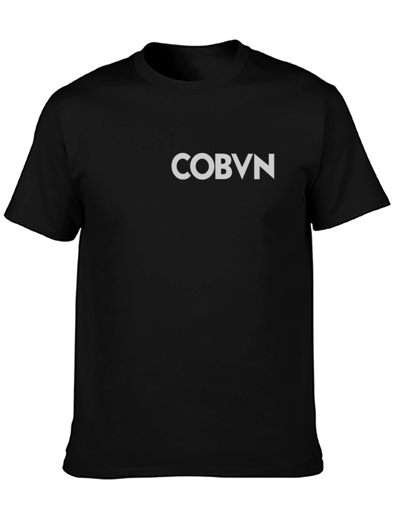 COBVN Mens Black Graphic Tee