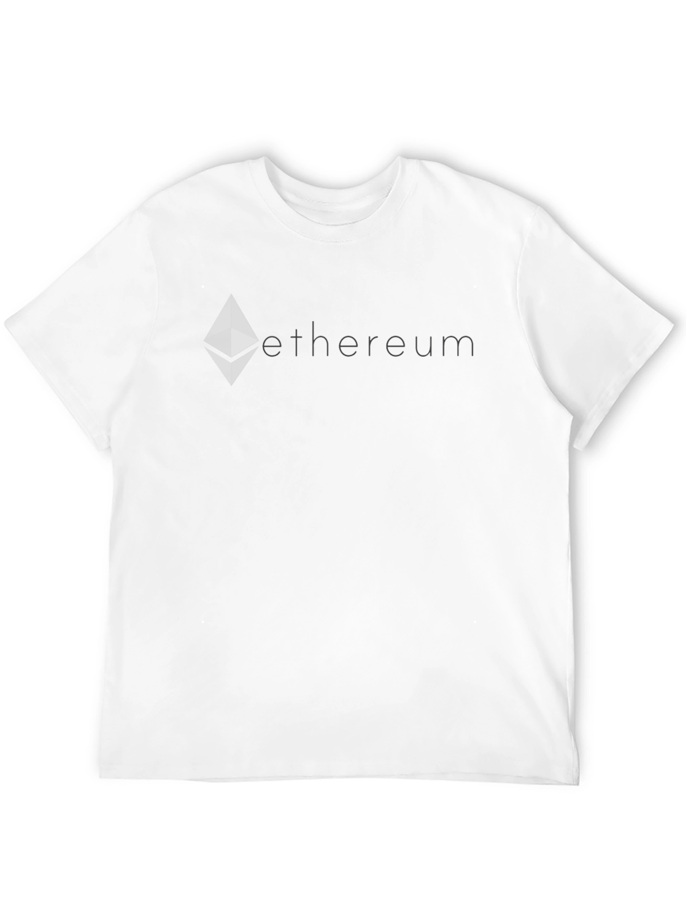 Ethereum Crypto T-Shirt - Black Cotton Blend Tee