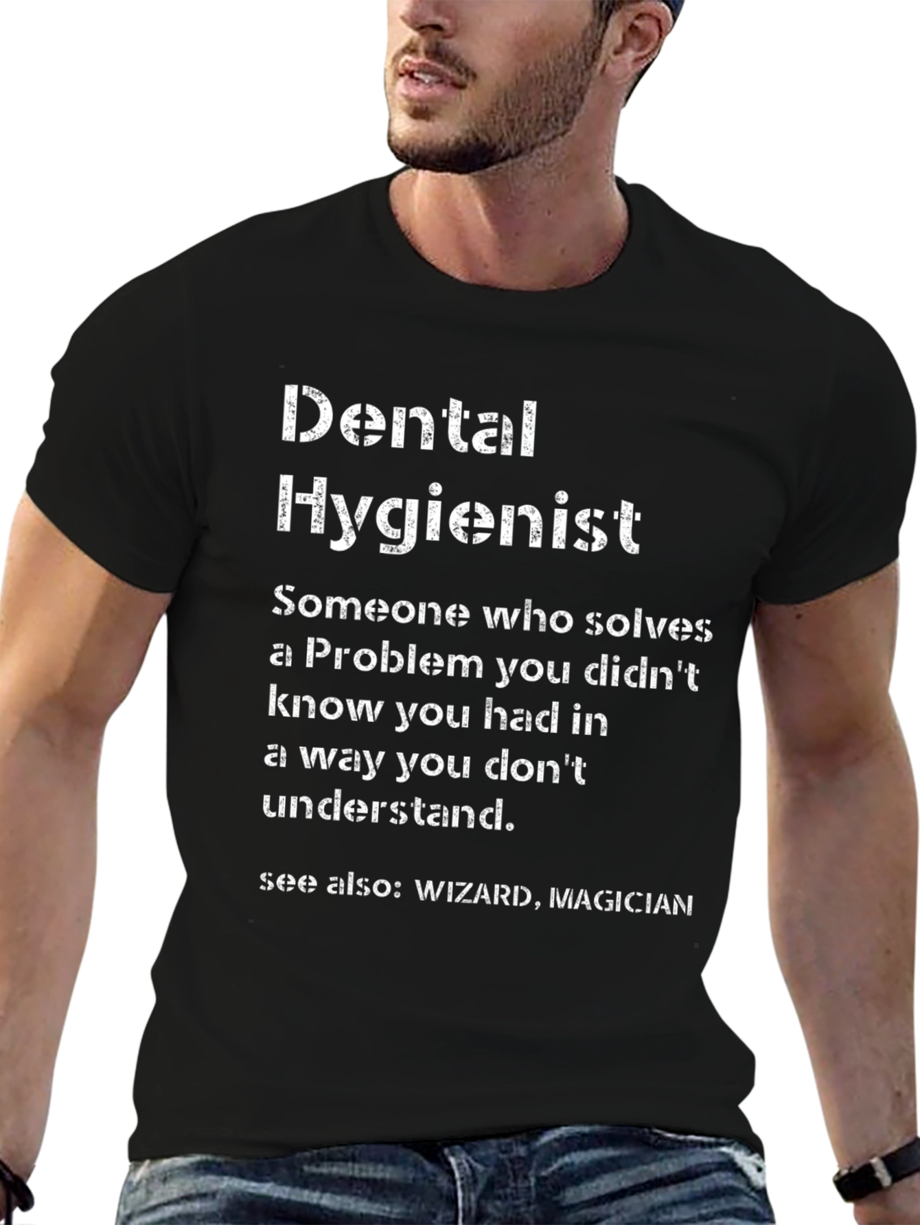 Dental Hygienist T-Shirt - Wizard Magician Tee