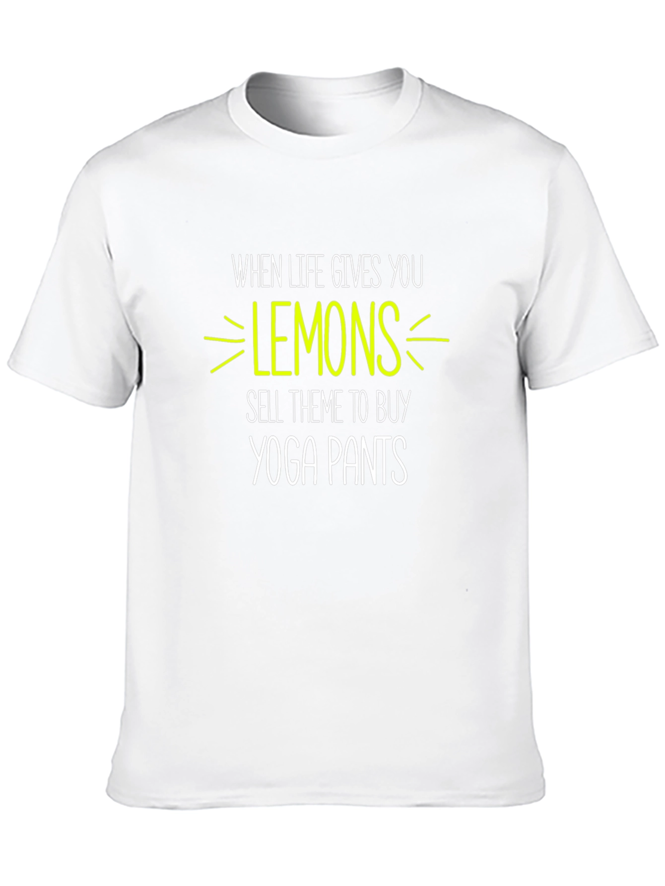 When Life Gives You Lemons Yoga Pants Graphic Tee
