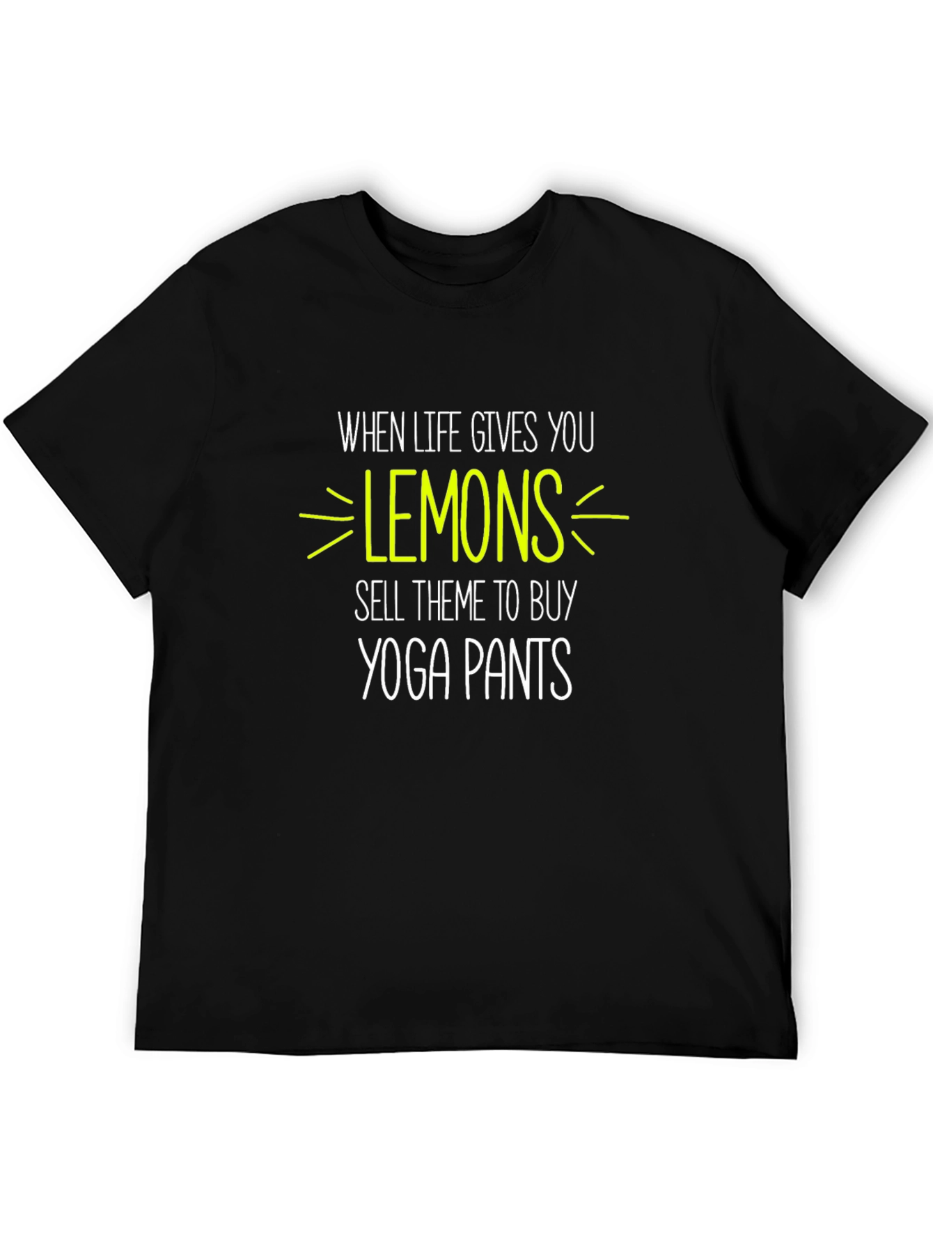 When Life Gives You Lemons Yoga Pants Graphic Tee