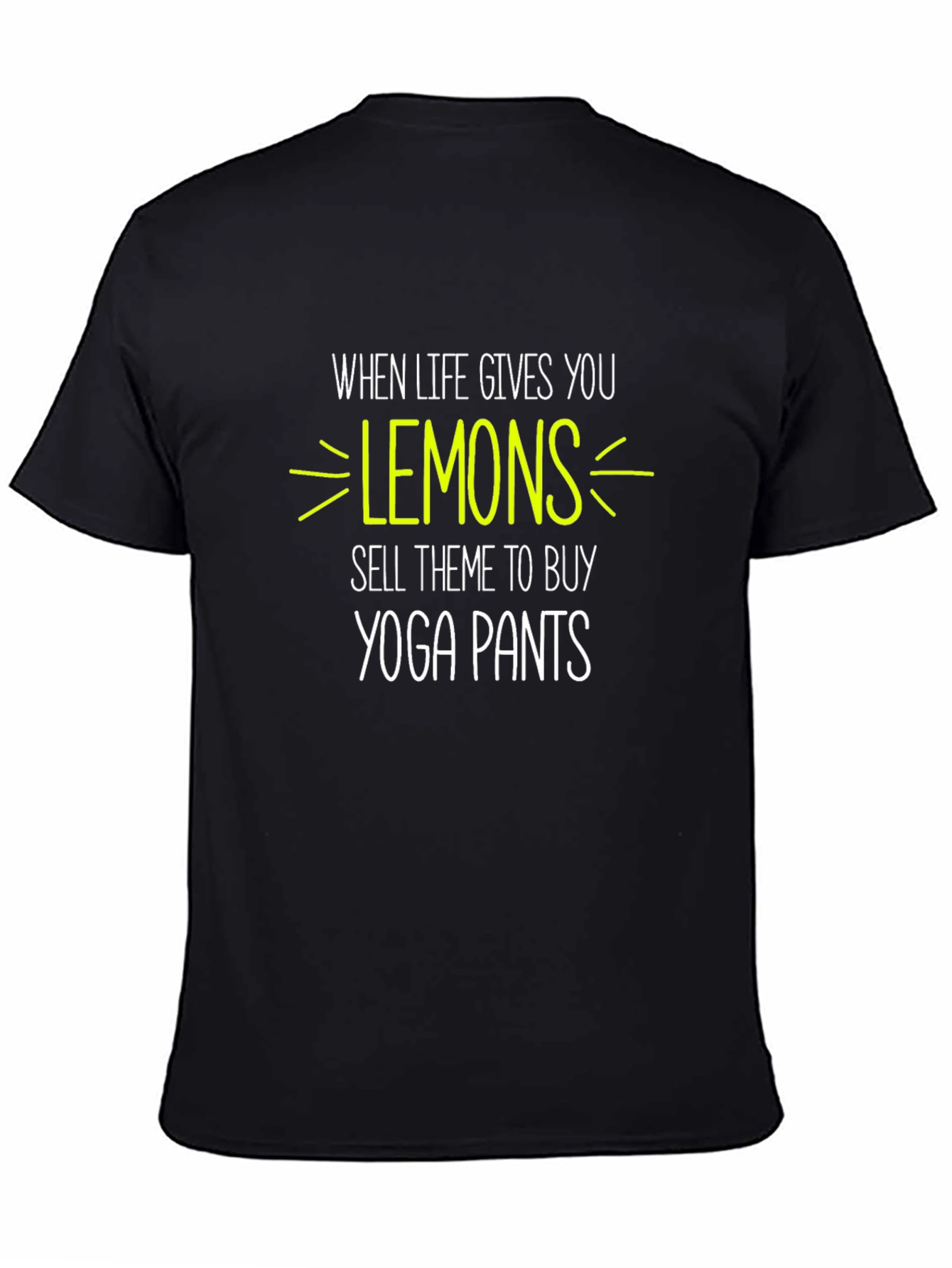 When Life Gives You Lemons Yoga Pants Graphic Tee