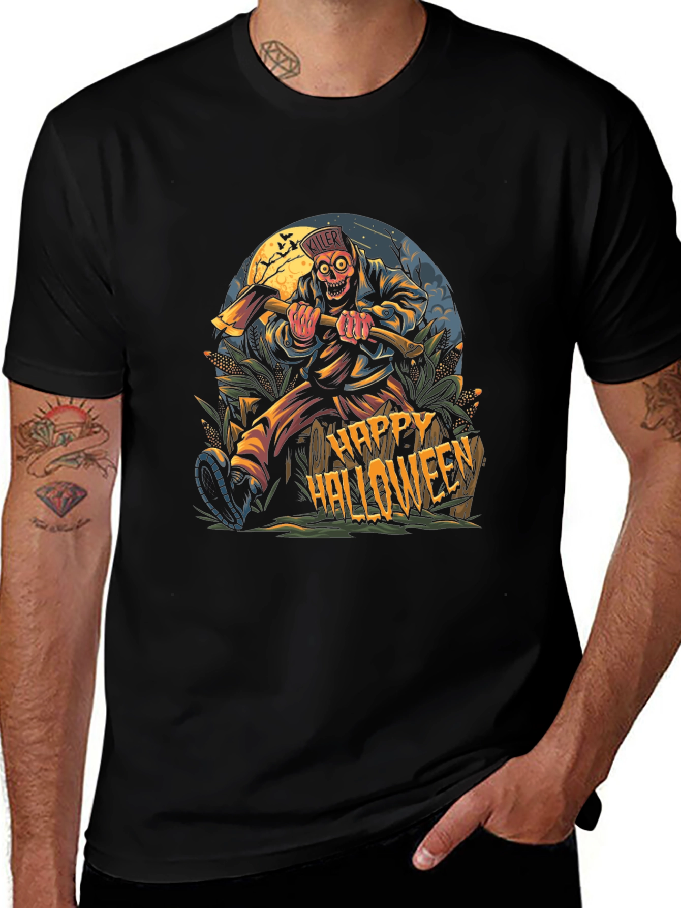 Happy Halloween Killer T-Shirt - Spooky Season