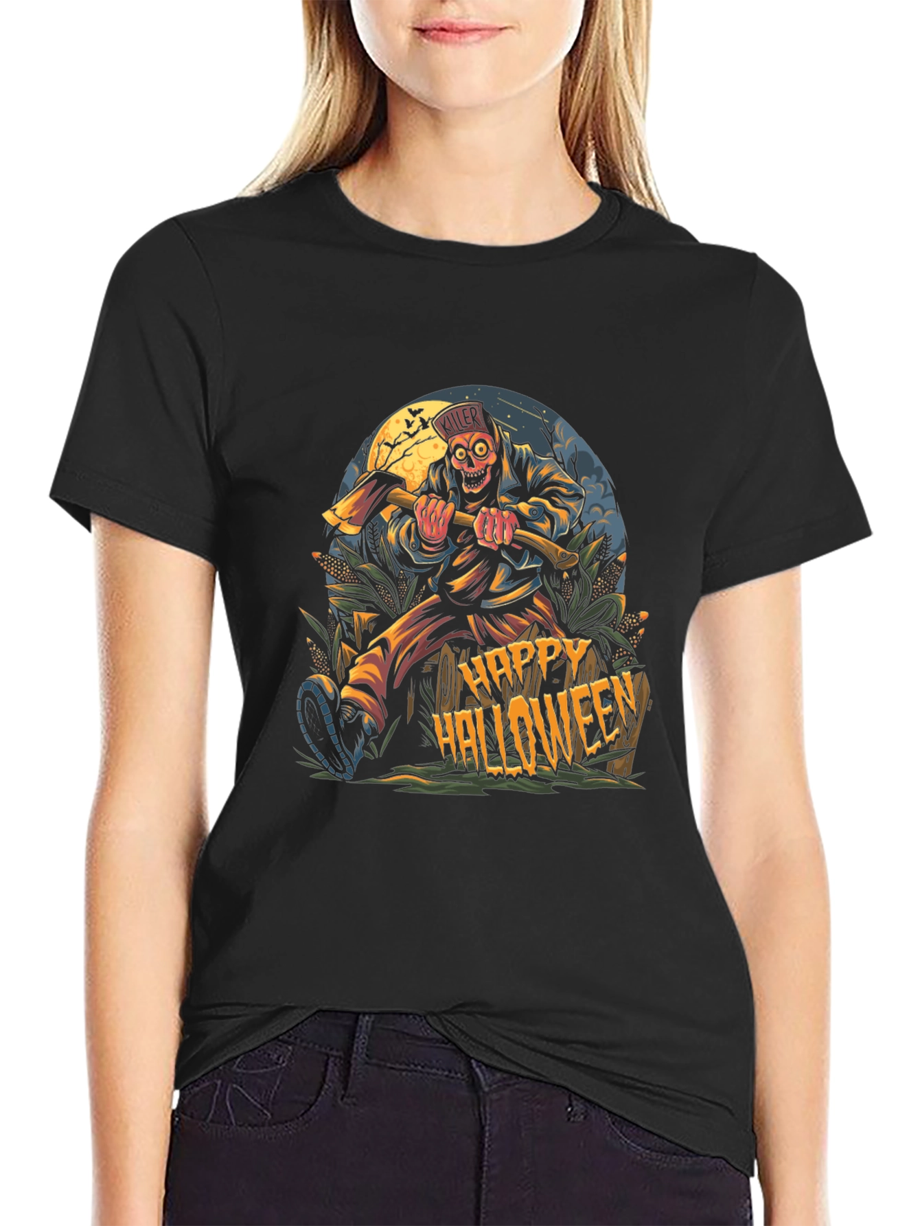 Happy Halloween Killer T-Shirt - Spooky Season