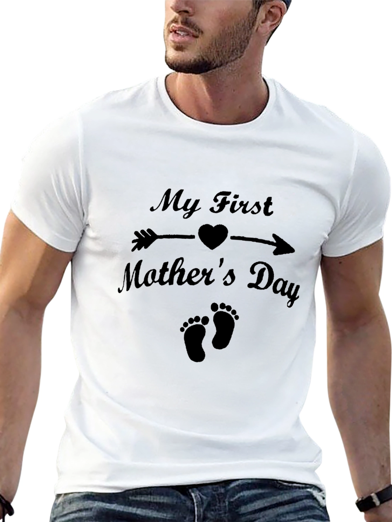 My First Mothers Day T-Shirt - New Dad Gift