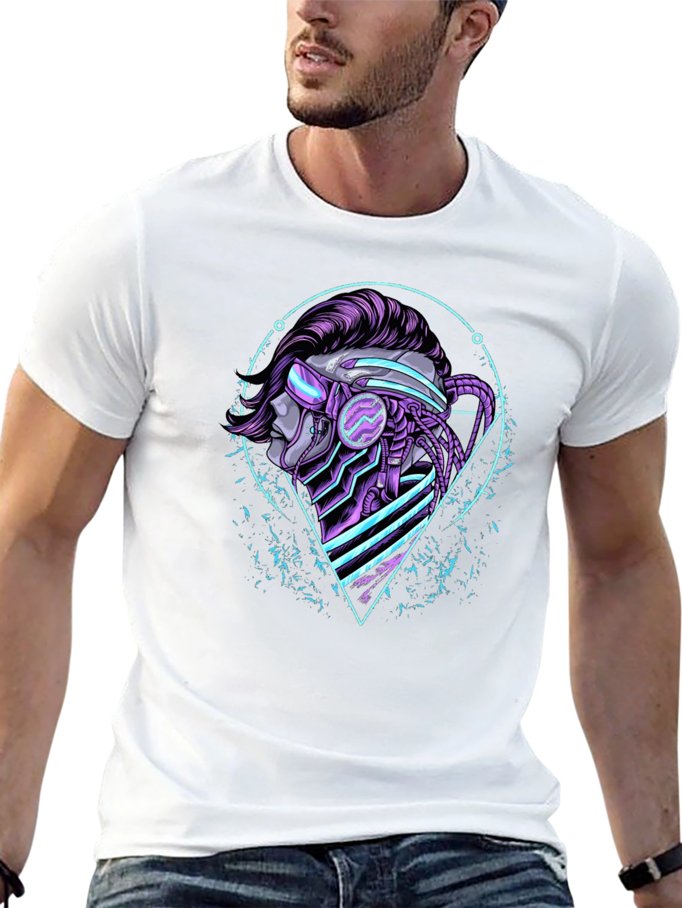 Cyberpunk T-Shirt - Futuristic Graphic Tee