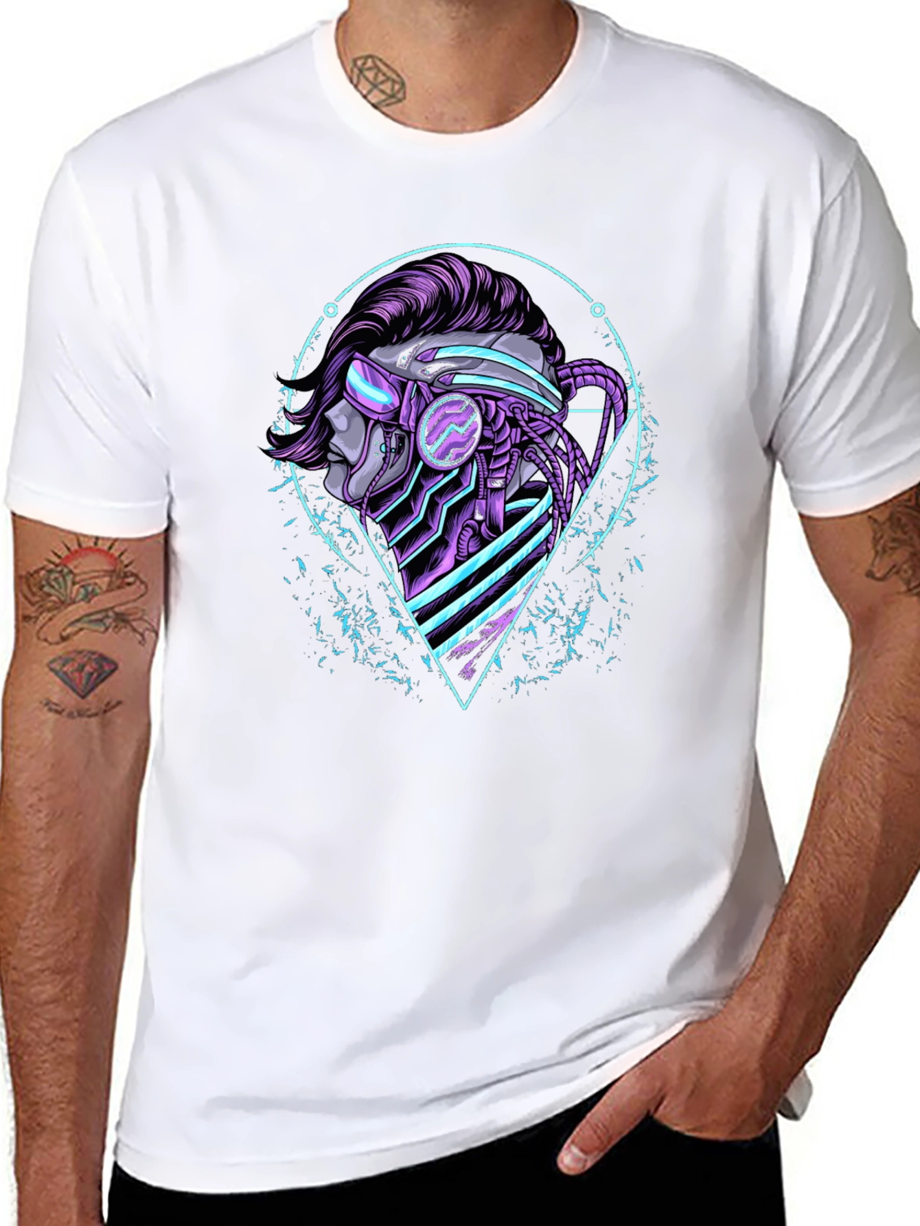Cyberpunk T-Shirt - Futuristic Graphic Tee