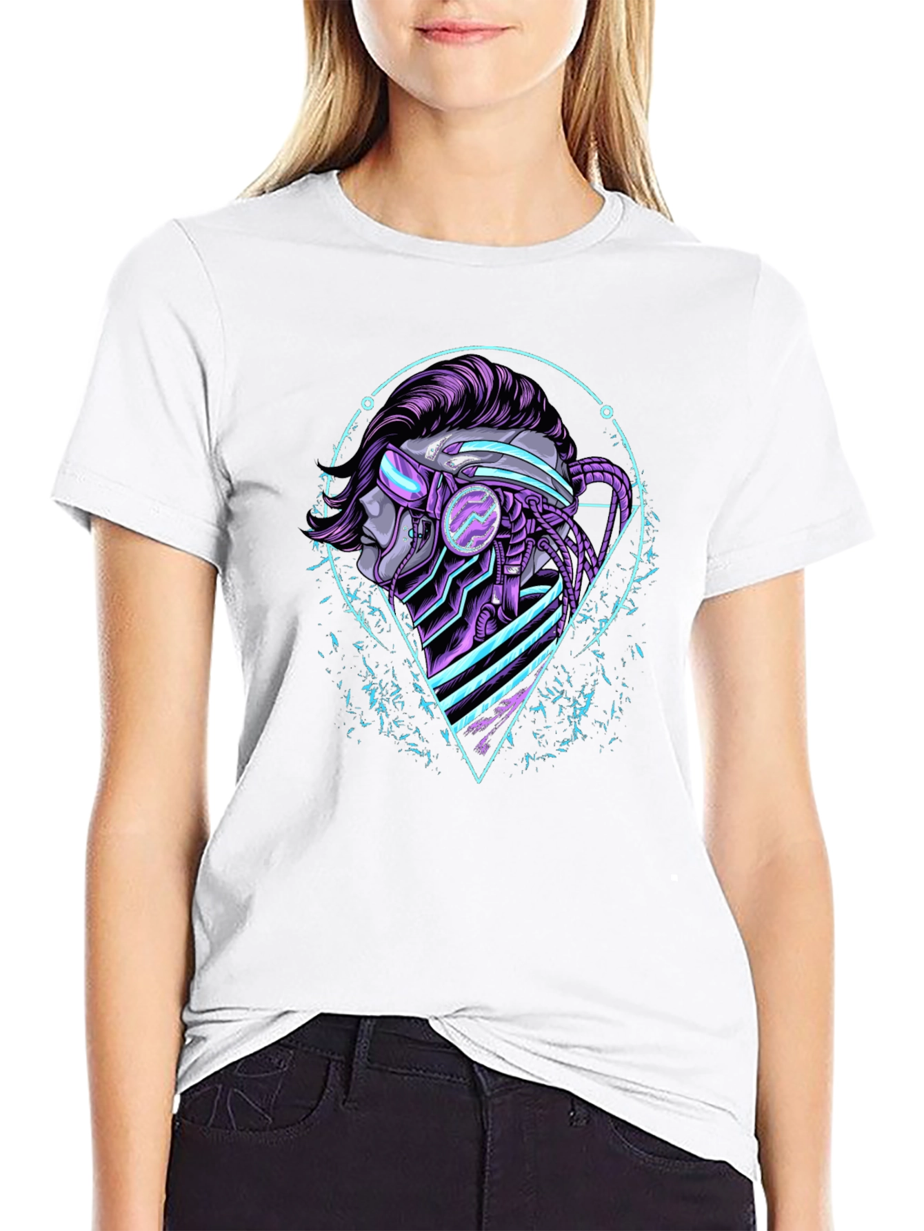 Cyberpunk T-Shirt - Futuristic Graphic Tee