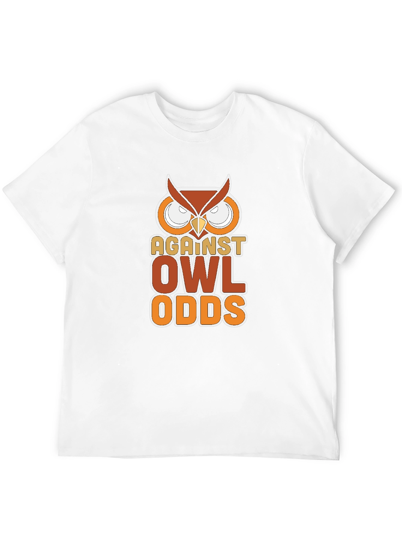 Against Owl Odds Graphic T-Shirt - Black