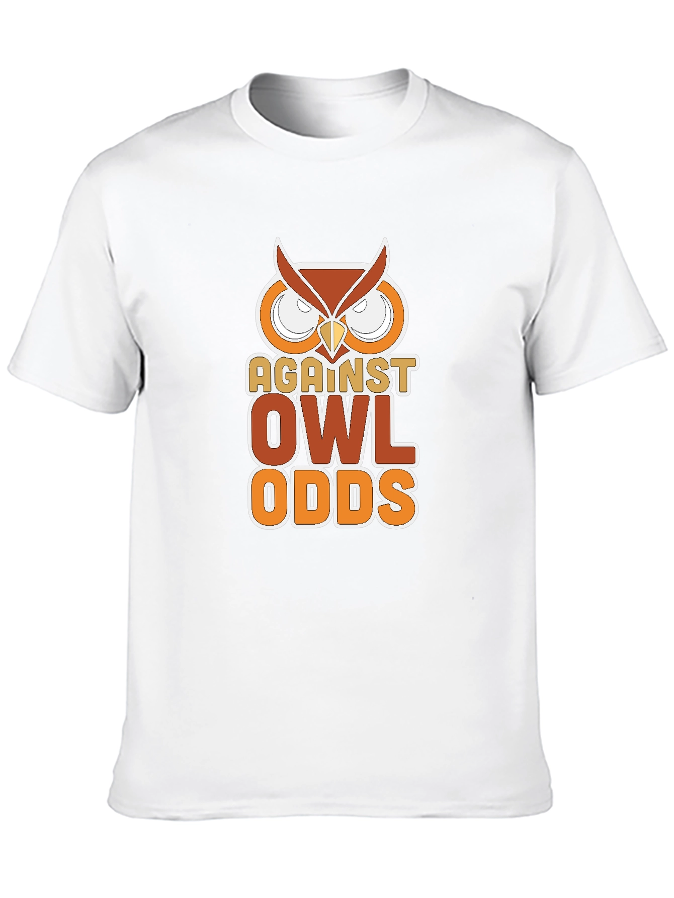 Against Owl Odds Graphic T-Shirt - Black