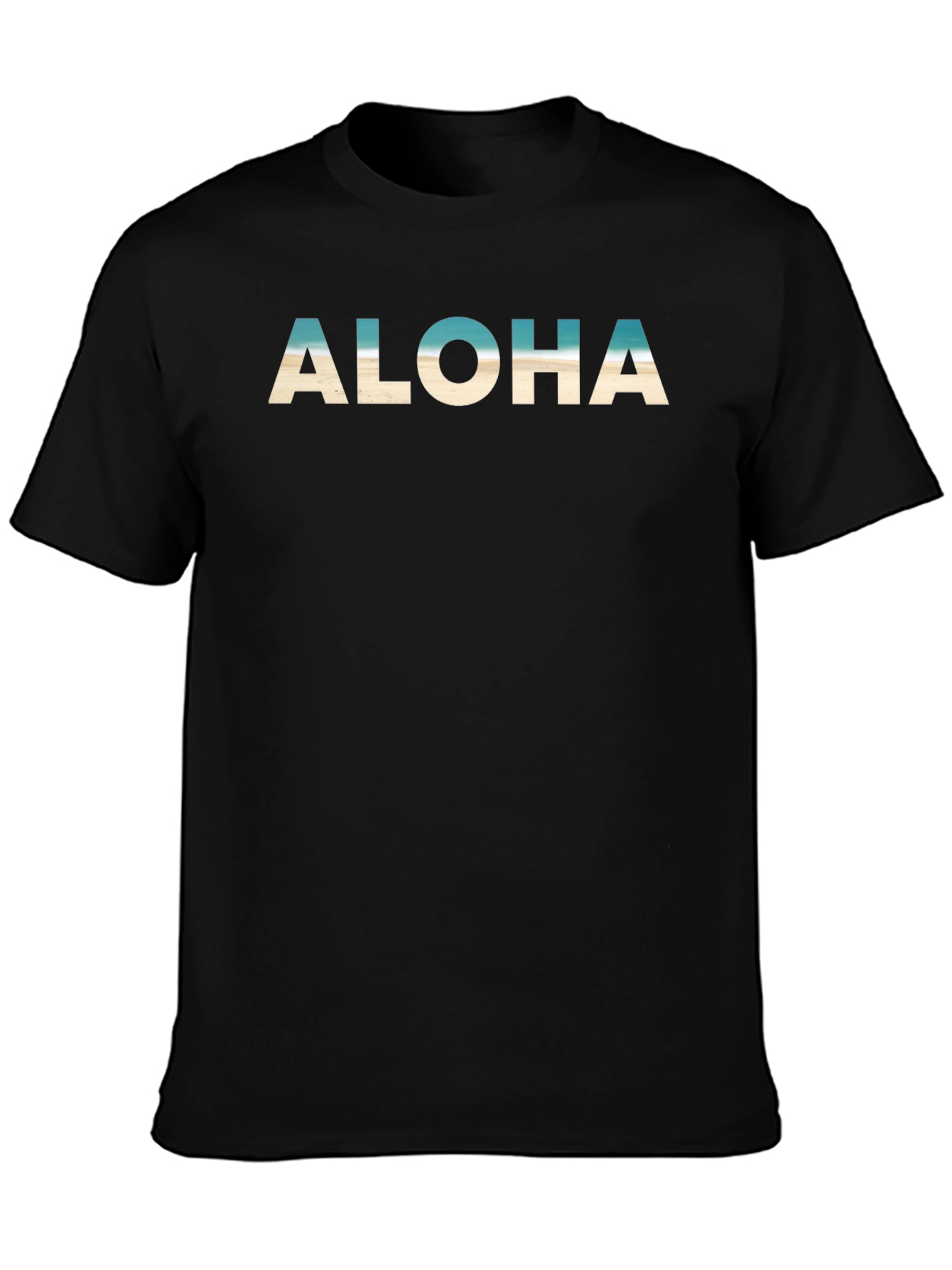 Aloha Beach Graphic T-Shirt - Casual Summer Tee