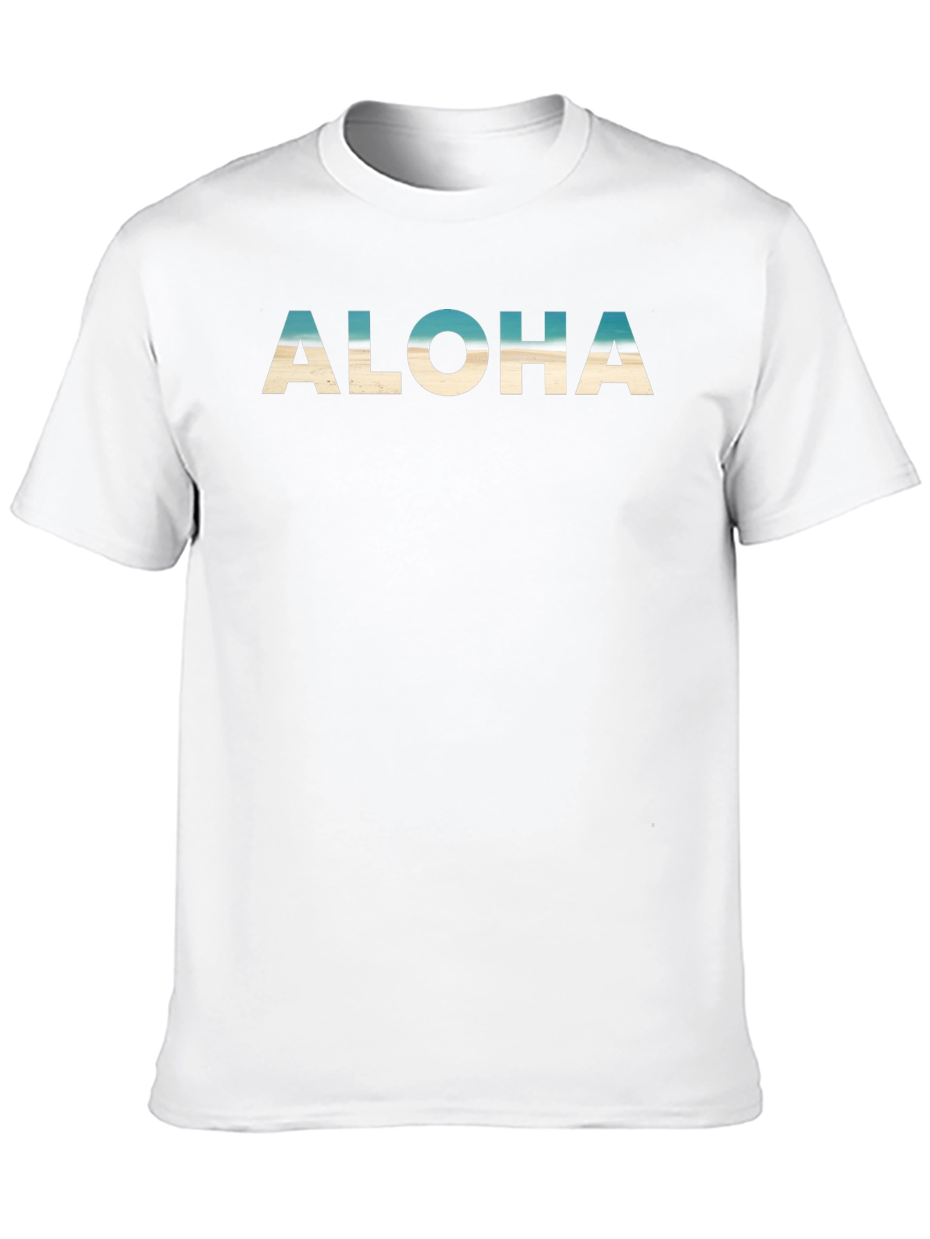 Aloha Beach Graphic T-Shirt - Casual Summer Tee