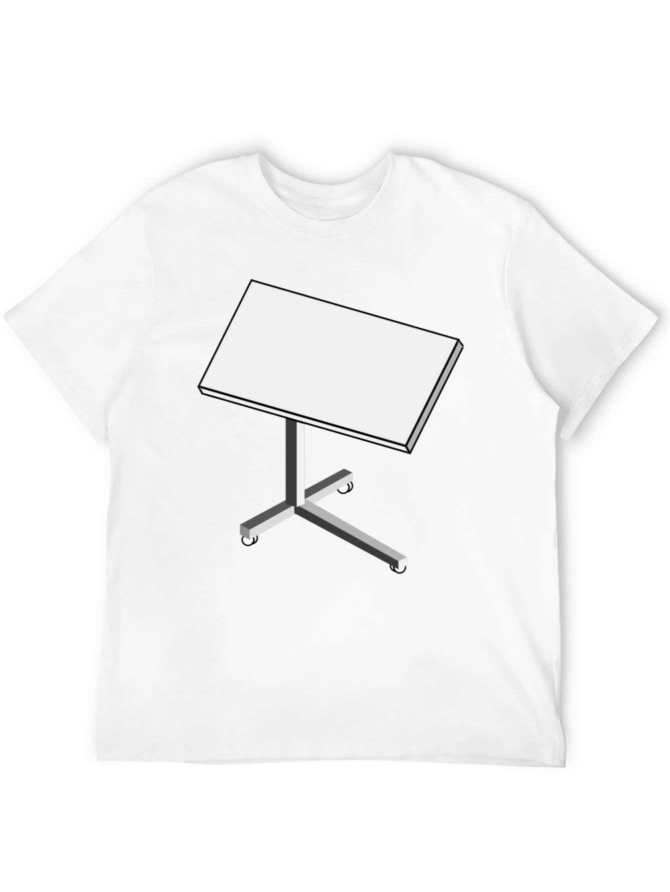 Black T-Shirt with Table Design
