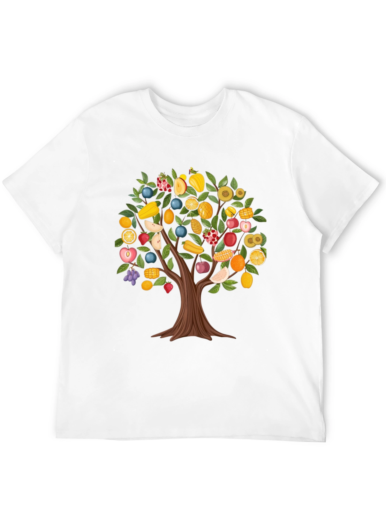 Fruit Tree Graphic T-Shirt - Quirky & Stylish