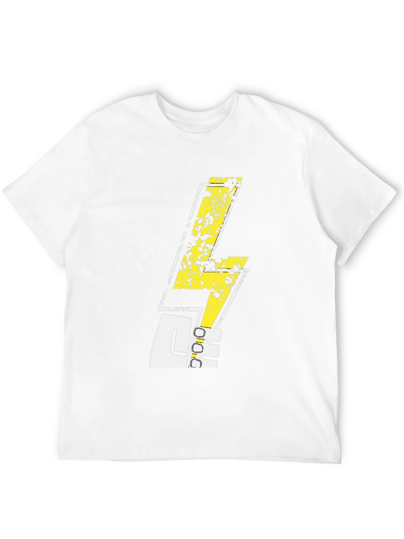 Electric Strike Graphic Tee - Black Cotton T-Shirt