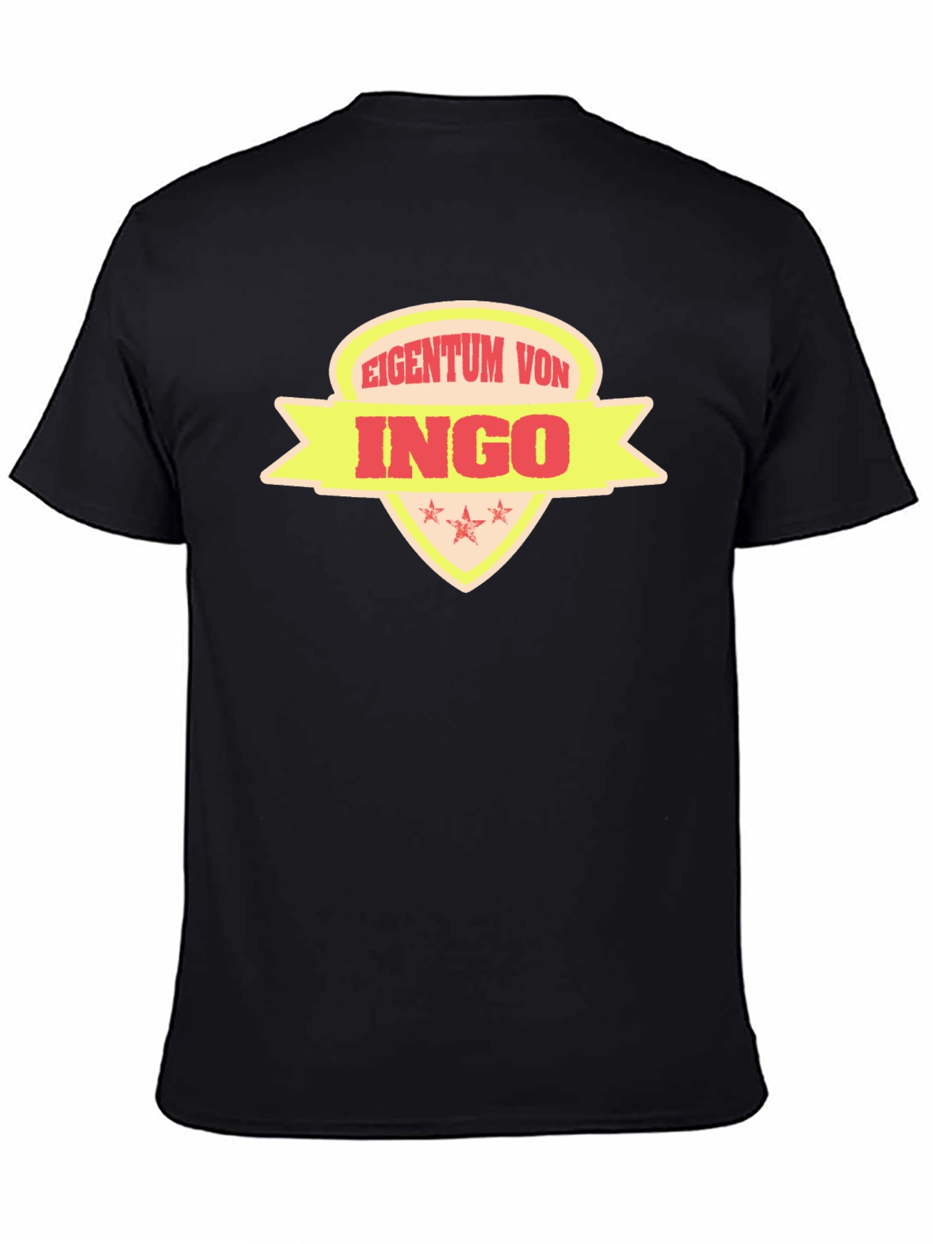 Eigentum Von Ingo T-Shirt Black Cotton