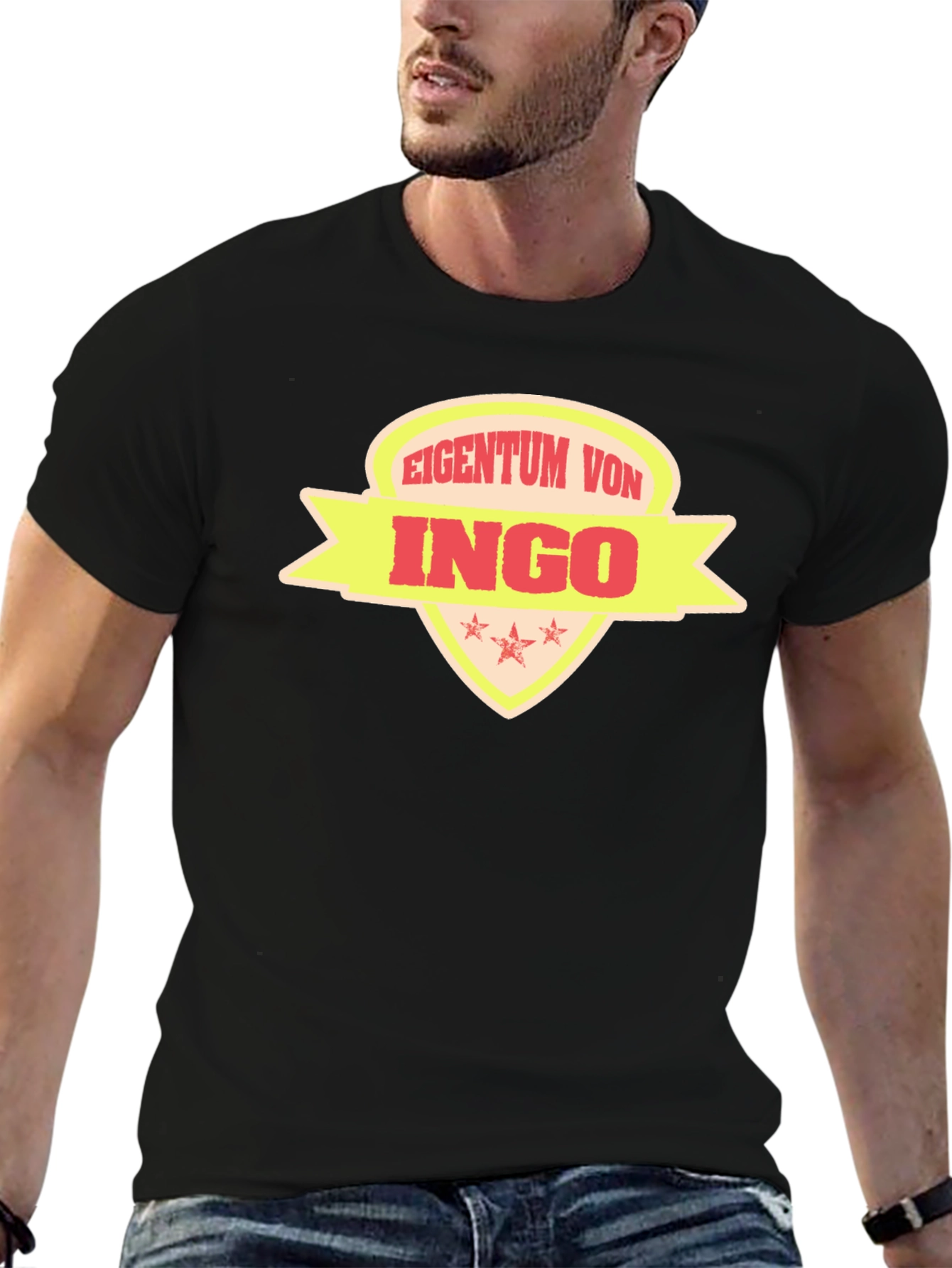 Eigentum Von Ingo T-Shirt Black Cotton