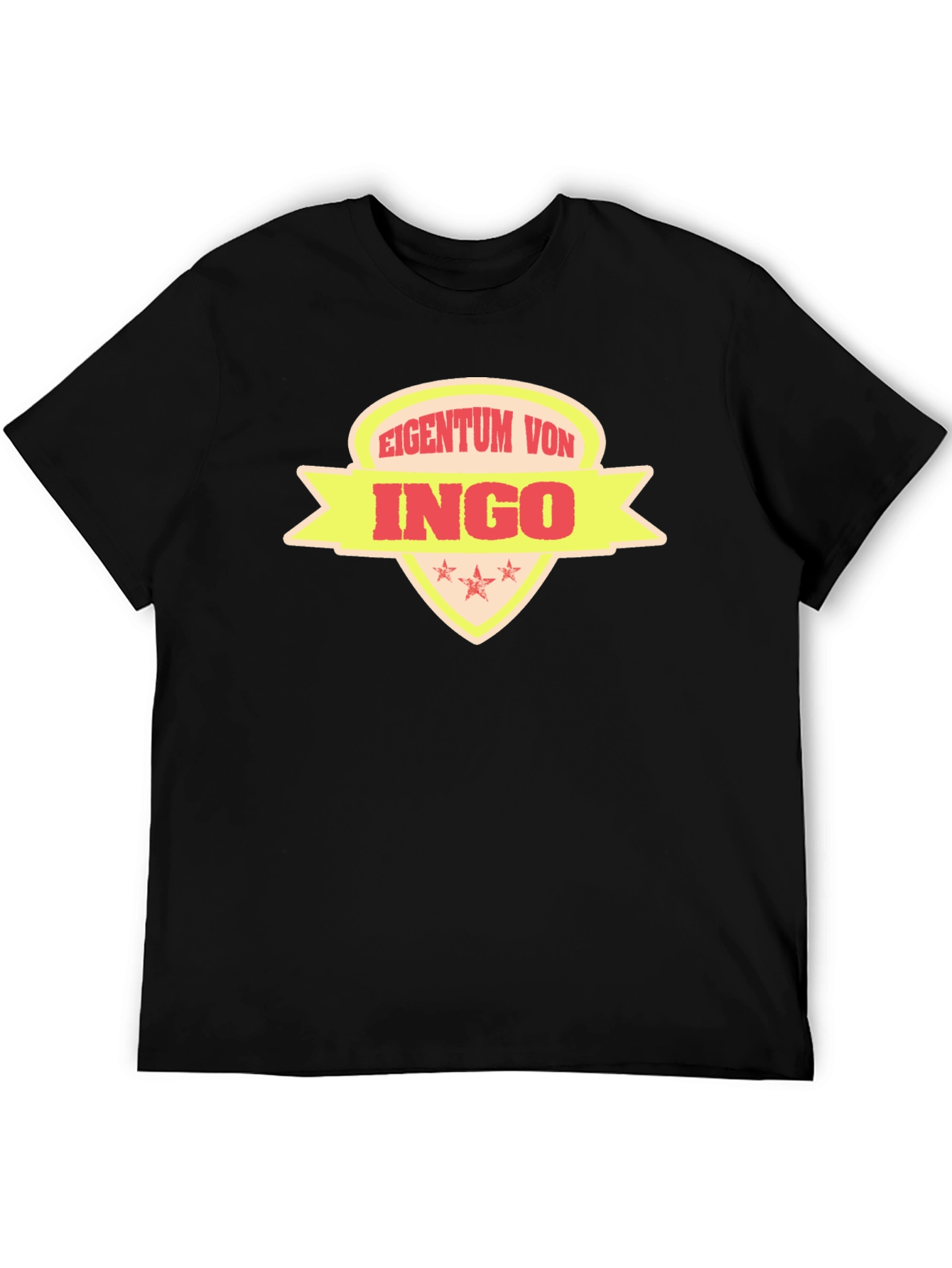 Eigentum Von Ingo T-Shirt Black Cotton
