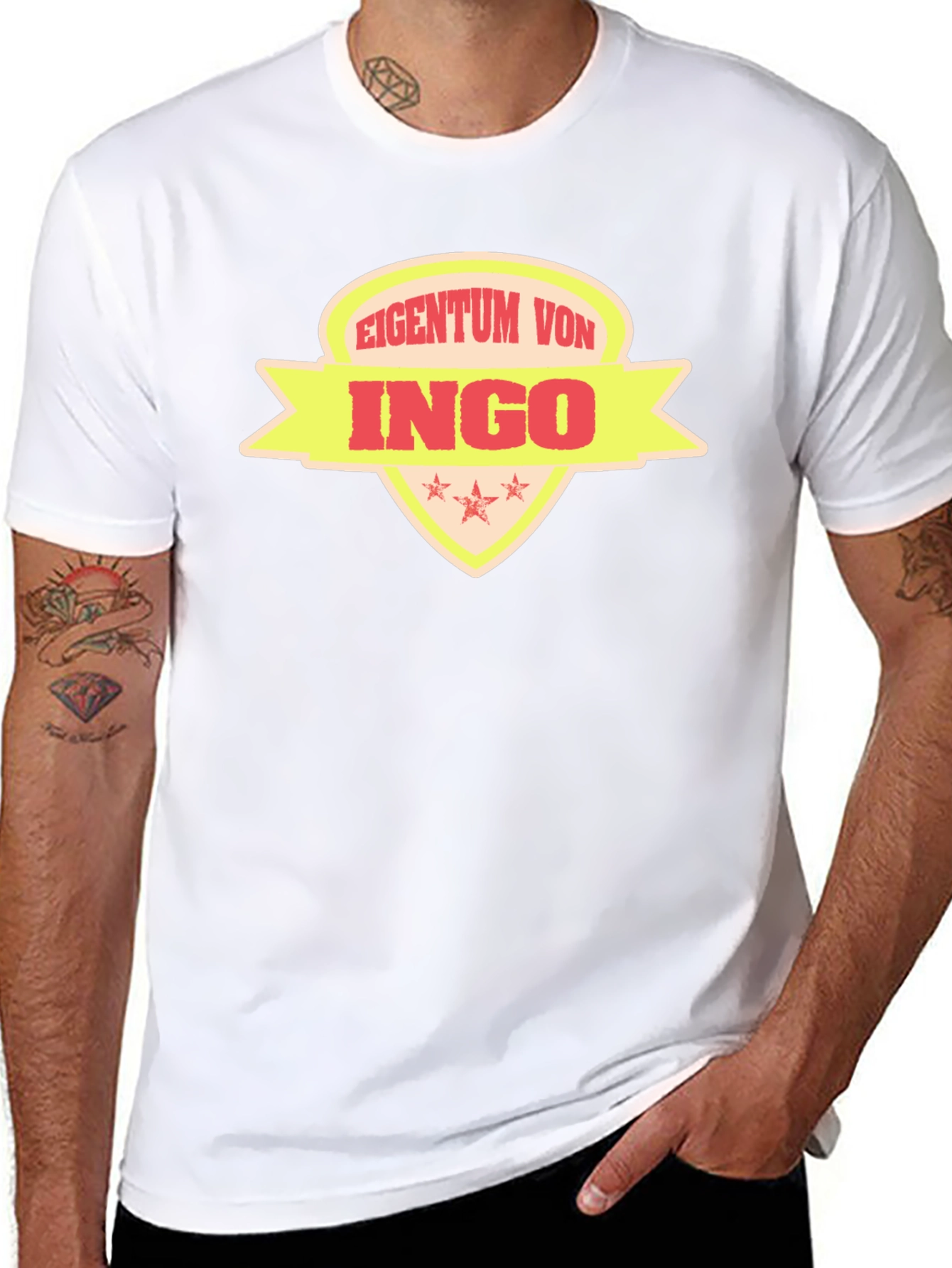 Eigentum Von Ingo T-Shirt Black Cotton