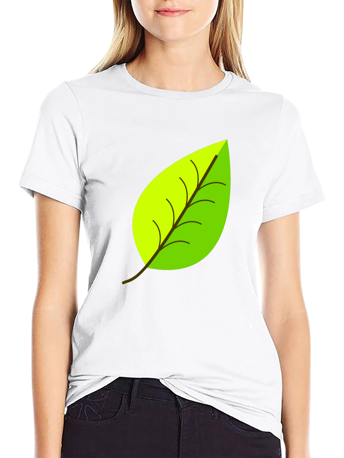 Leaf Graphic T-Shirt - Eco Friendly Design