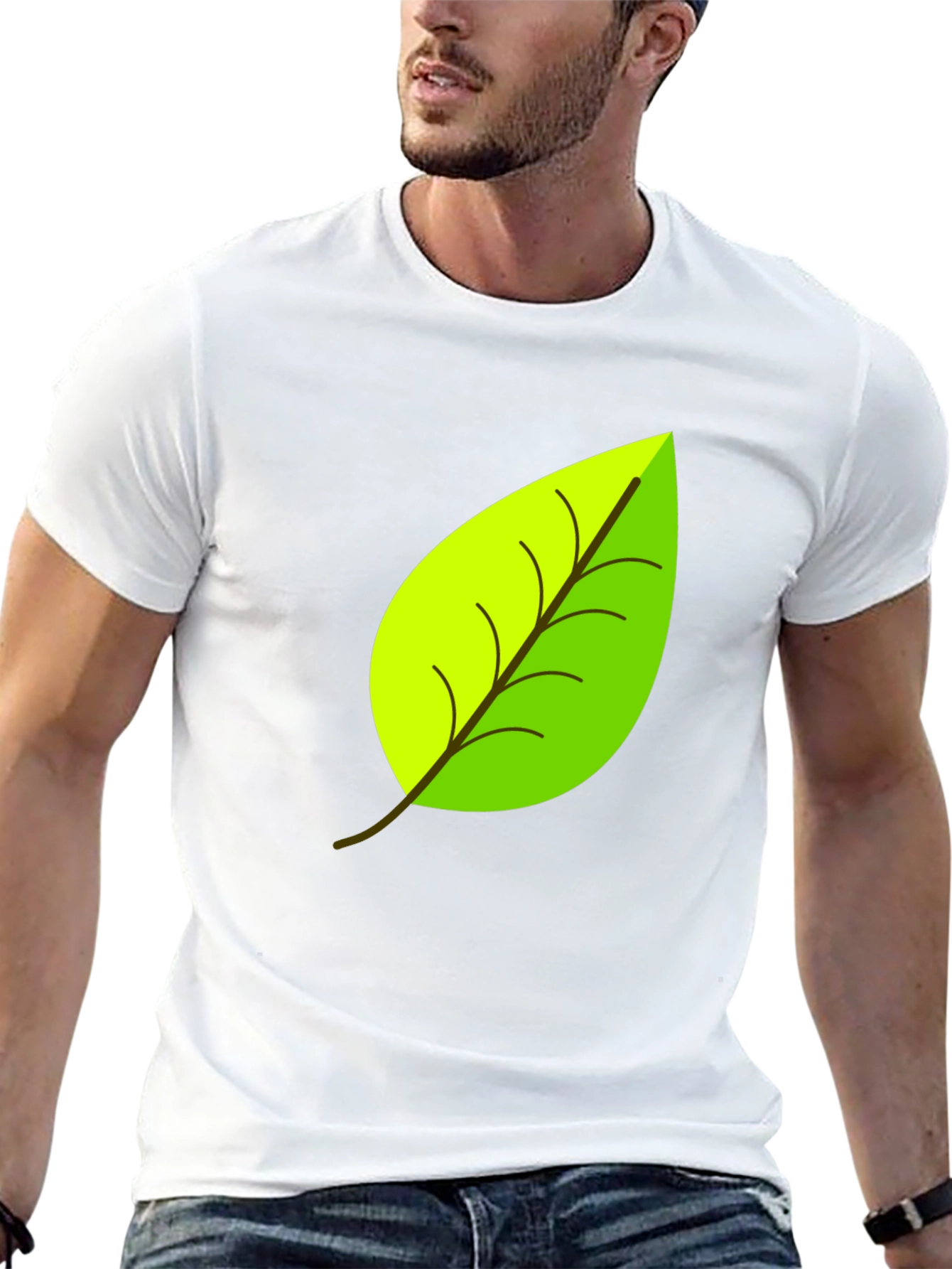 Leaf Graphic T-Shirt - Eco Friendly Design
