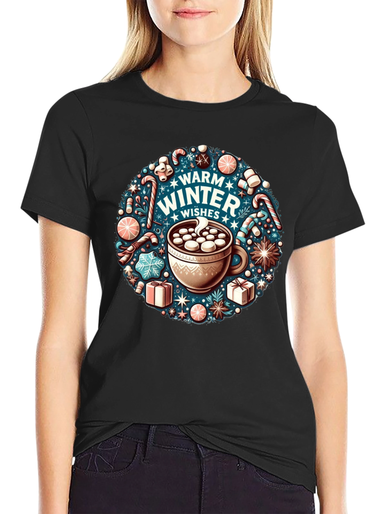 Winter Wishes T-Shirt - Holiday Graphic Tee