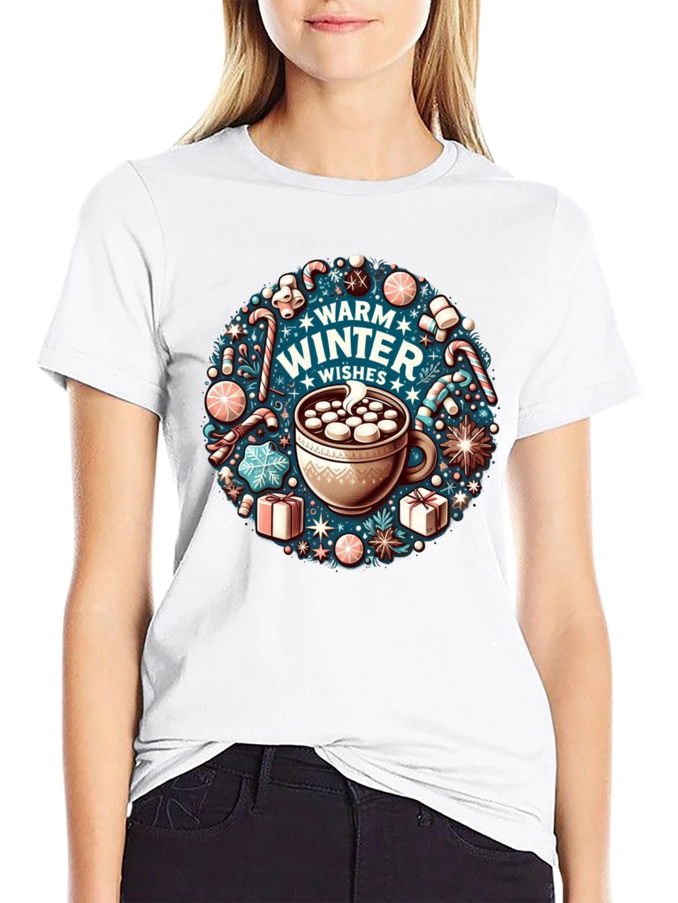 Winter Wishes T-Shirt - Holiday Graphic Tee