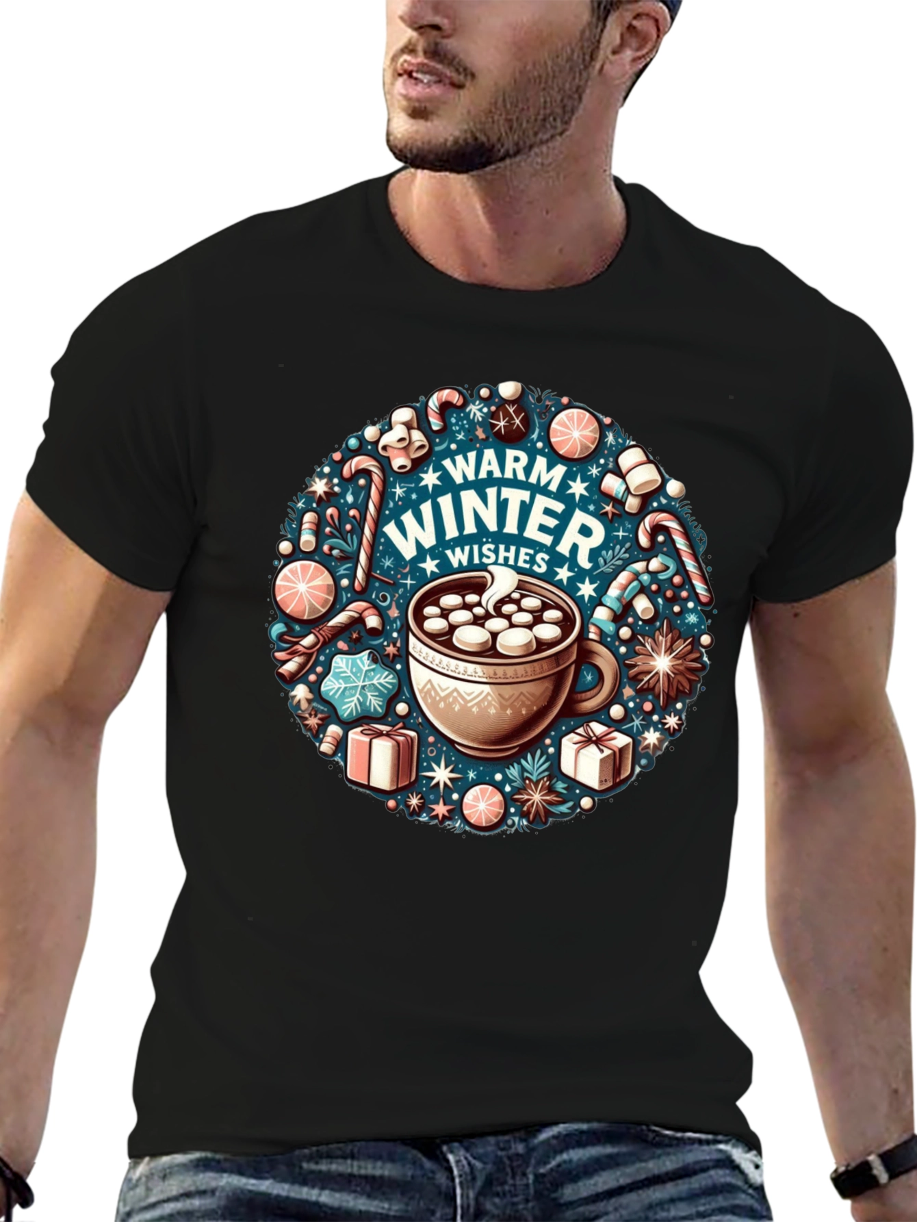 Winter Wishes T-Shirt - Holiday Graphic Tee