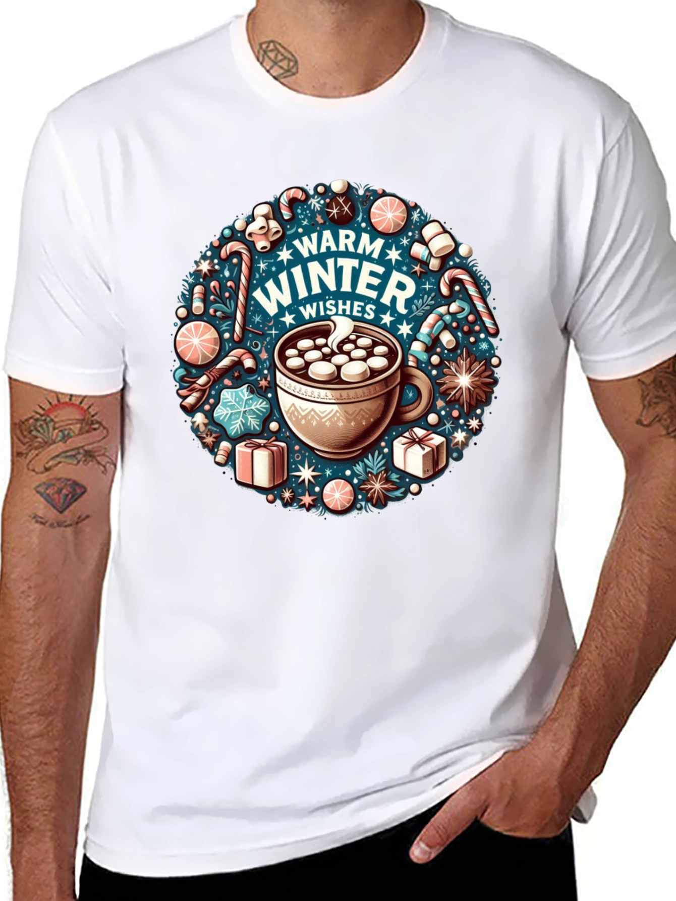 Winter Wishes T-Shirt - Holiday Graphic Tee