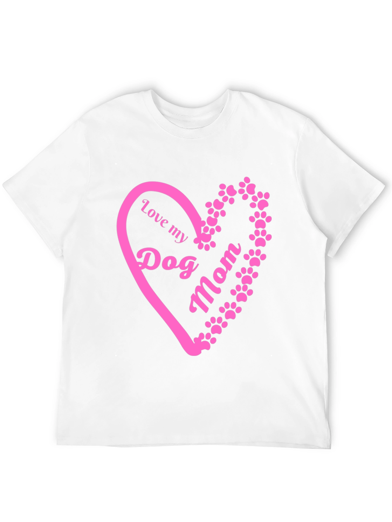 Love My Dog Mom Graphic T-Shirt