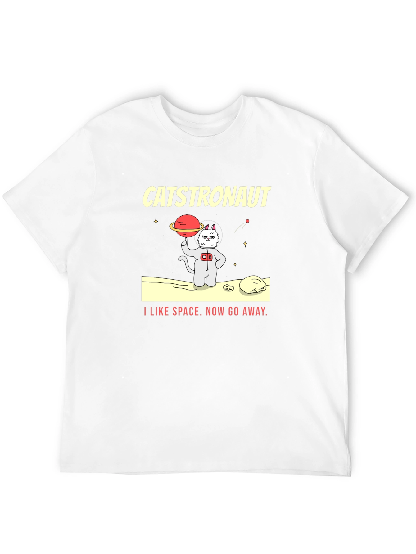 Catstronaut Graphic T-Shirt - I Like Space