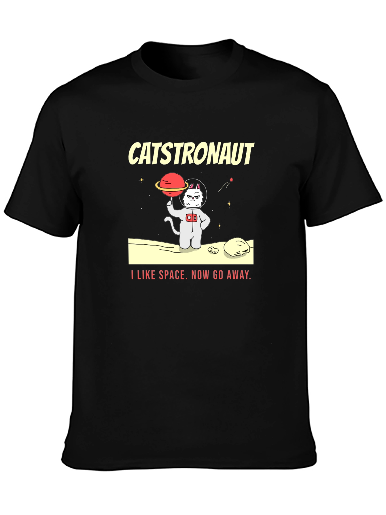 Catstronaut Graphic T-Shirt - I Like Space