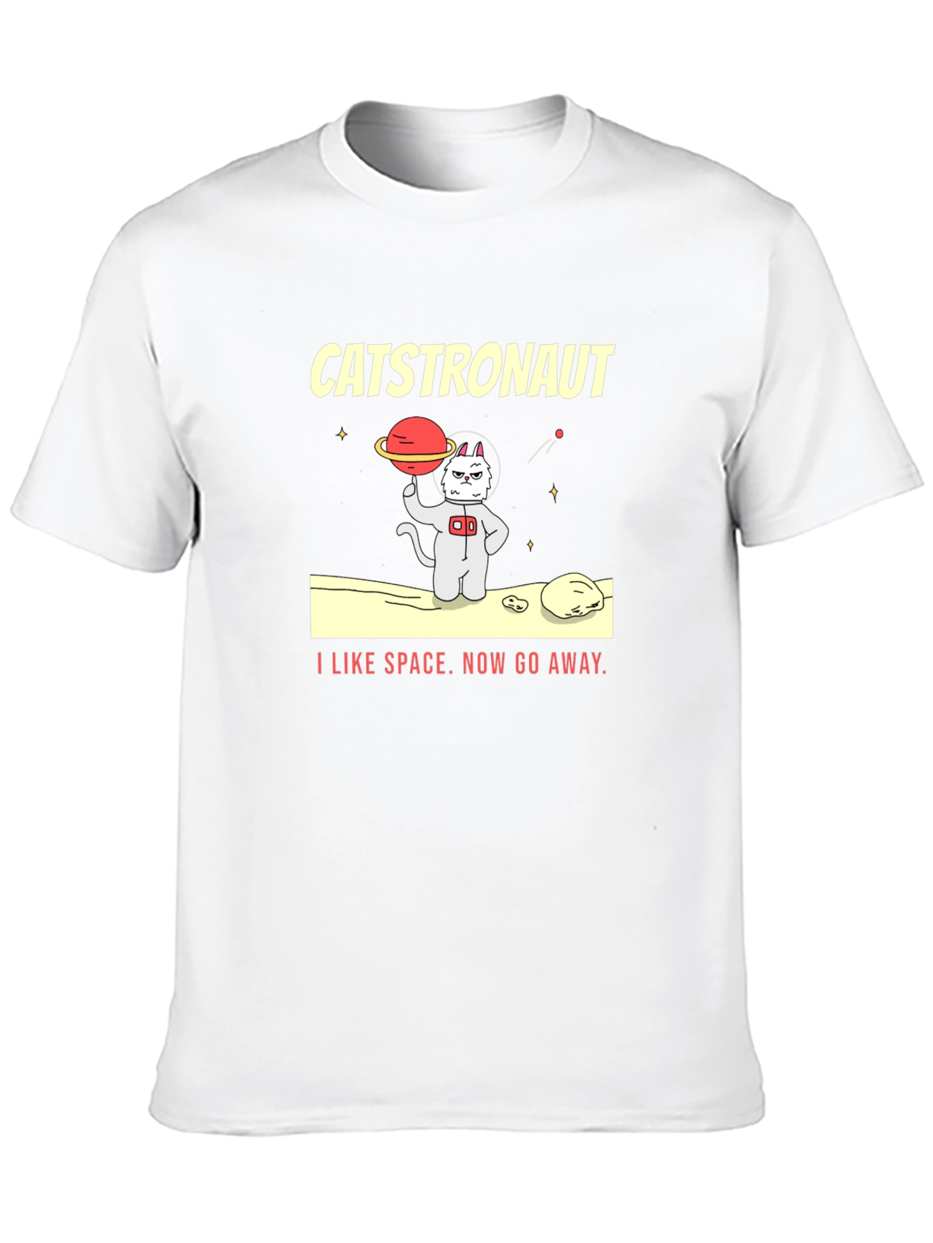 Catstronaut Graphic T-Shirt - I Like Space