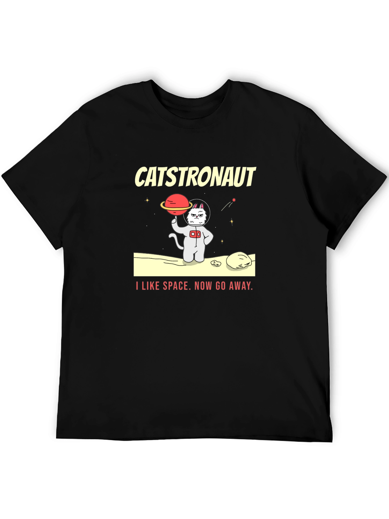 Catstronaut Graphic T-Shirt - I Like Space