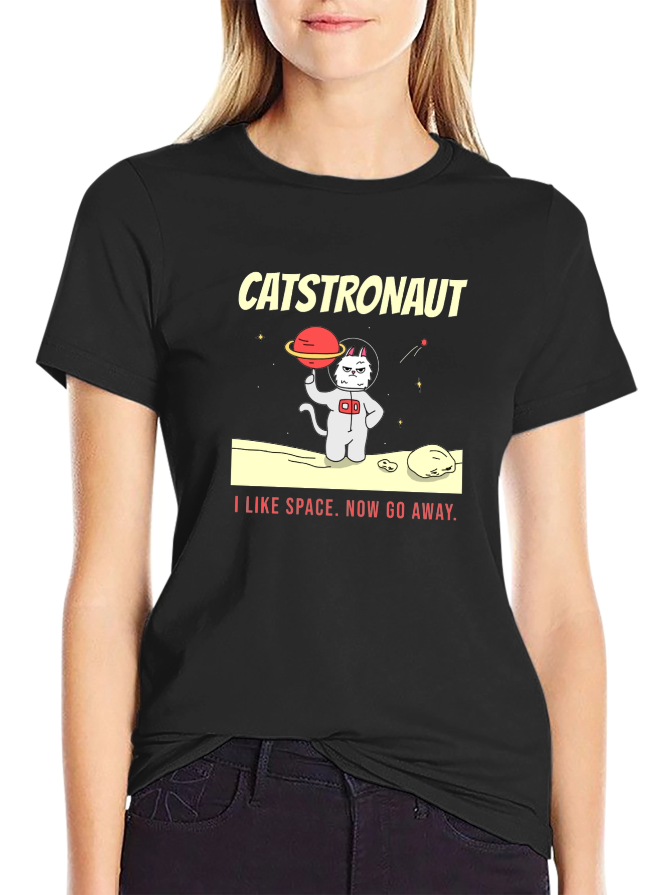Catstronaut Graphic T-Shirt - I Like Space