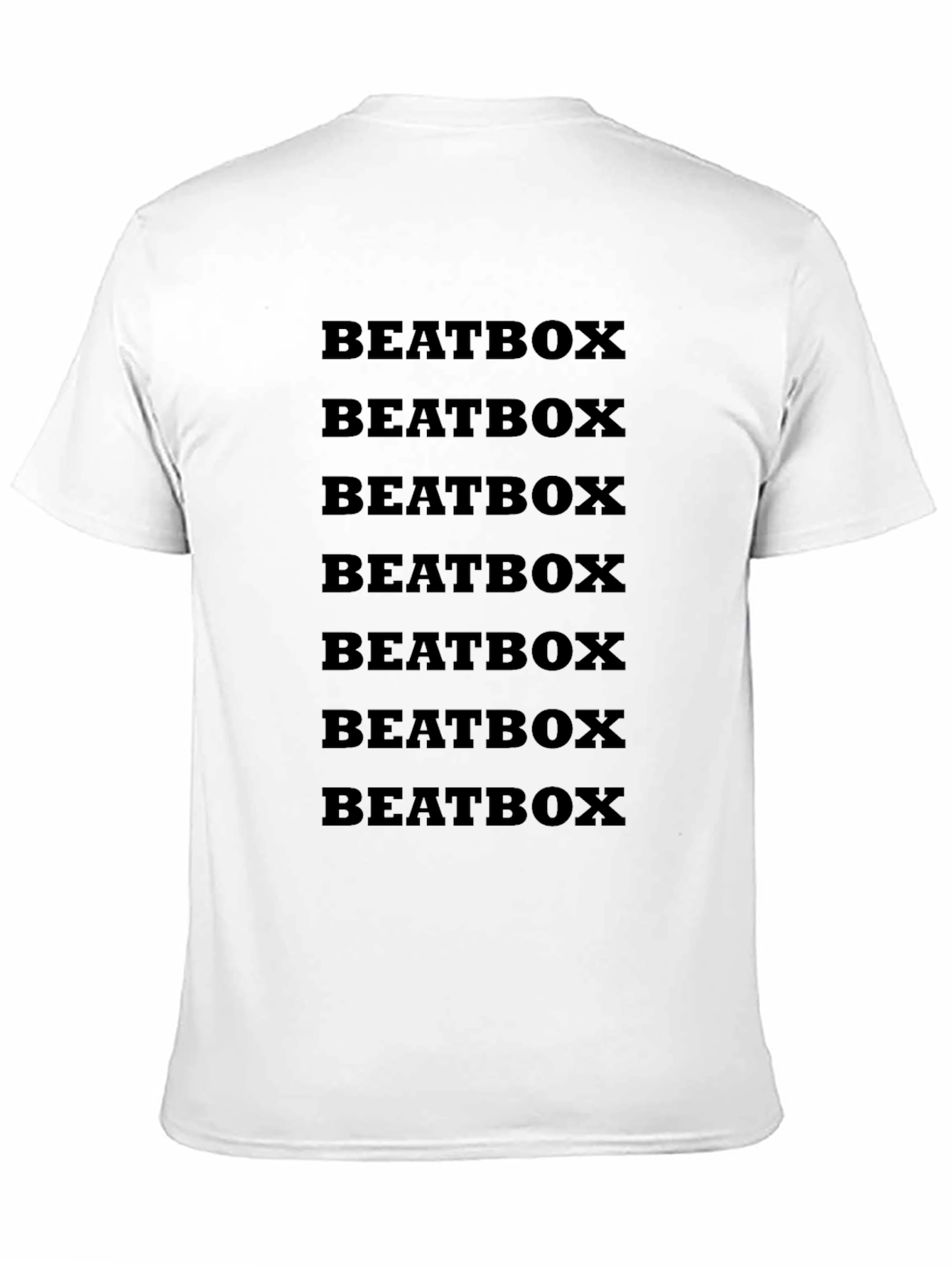 Beatbox Graphic Tee - Black Cotton Crew Neck T-Shirt