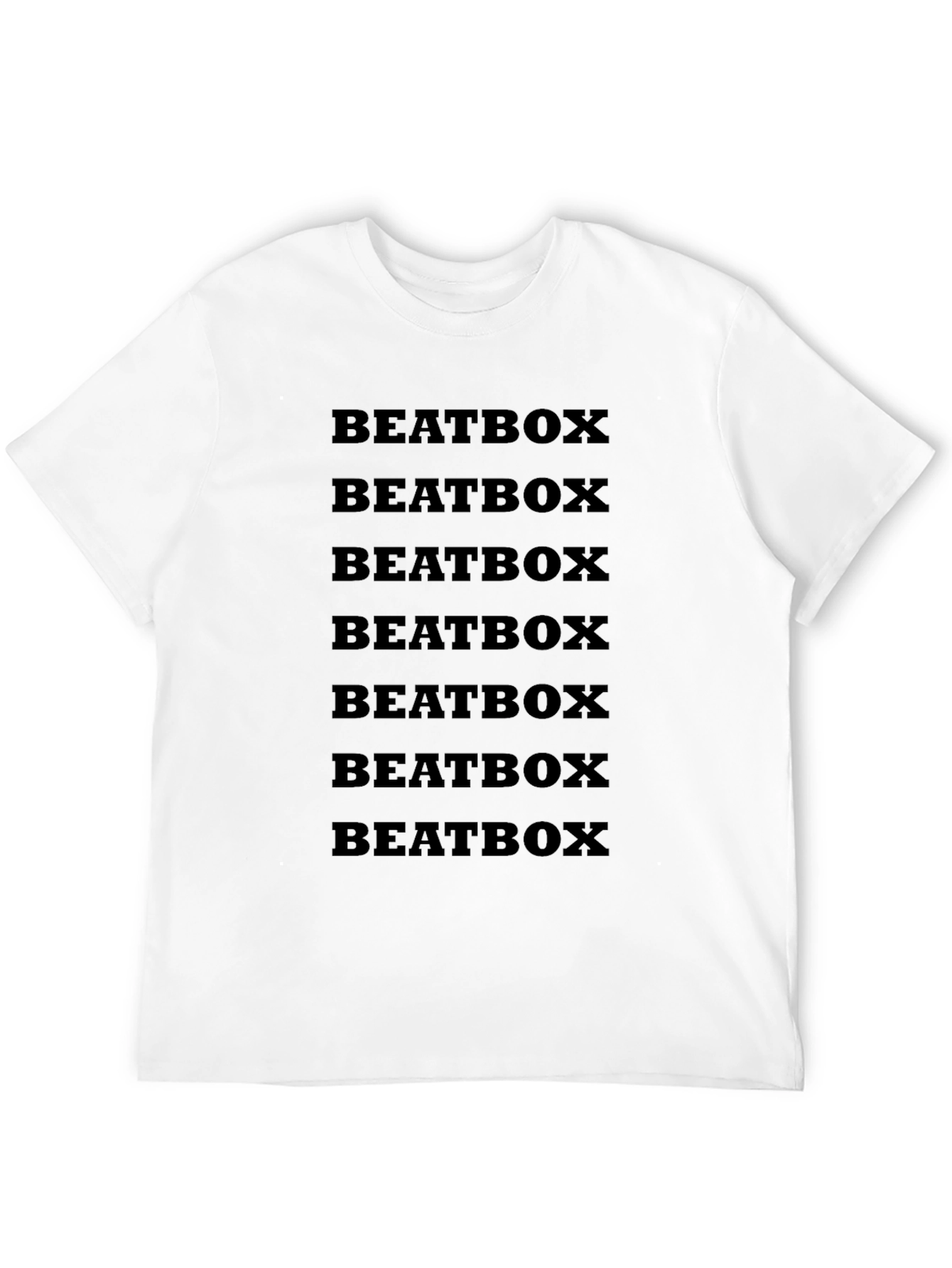 Beatbox Graphic Tee - Black Cotton Crew Neck T-Shirt