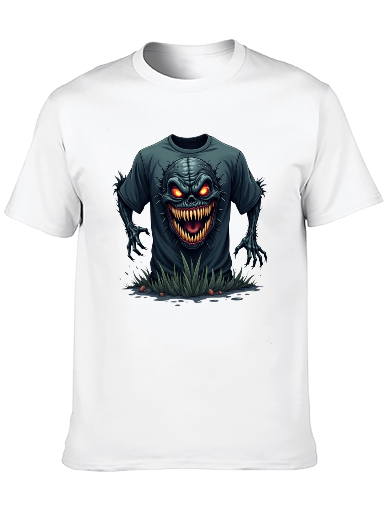 Monster Graphic Tee - Unique Horror T-Shirt
