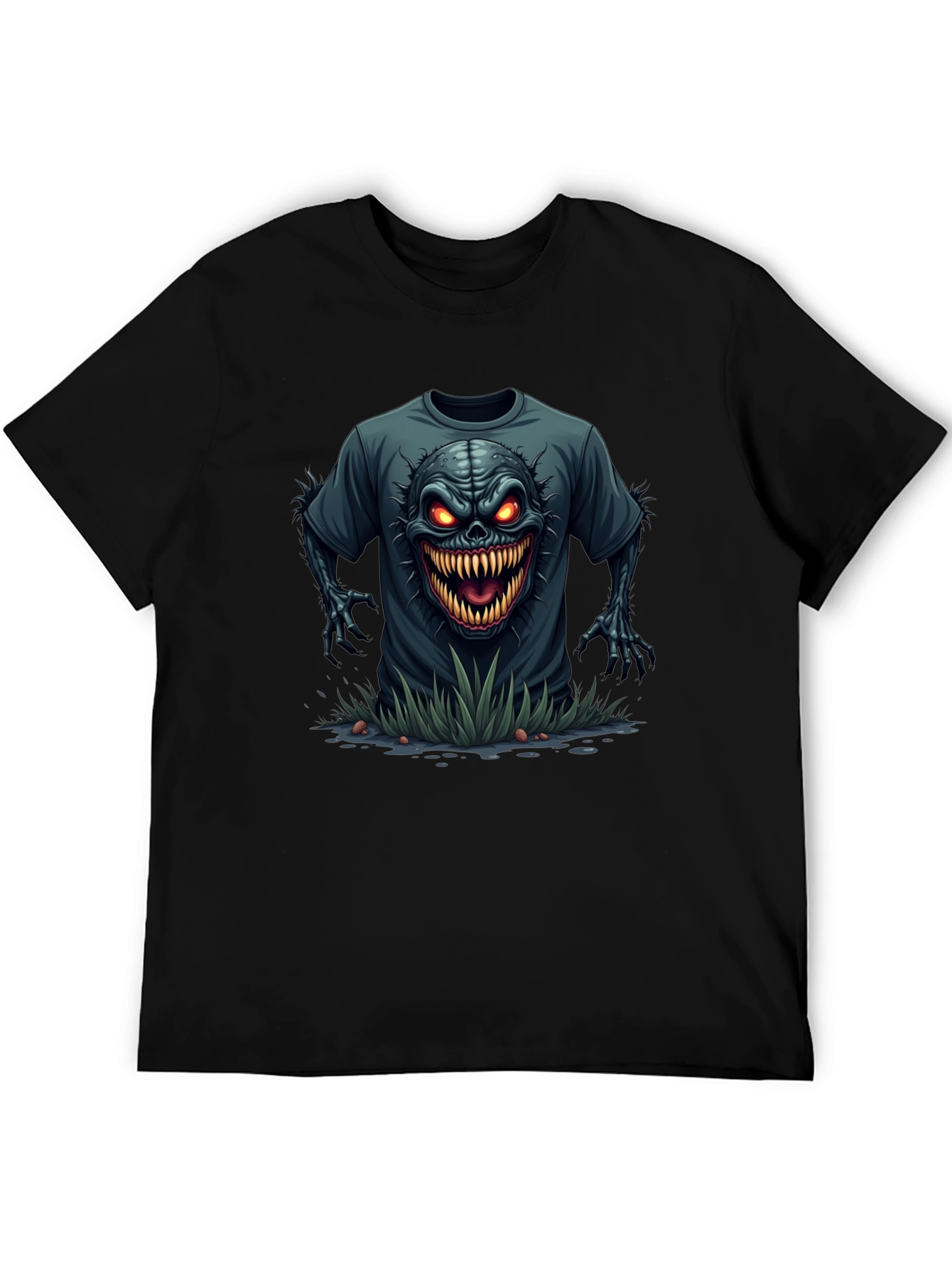 Monster Graphic Tee - Unique Horror T-Shirt