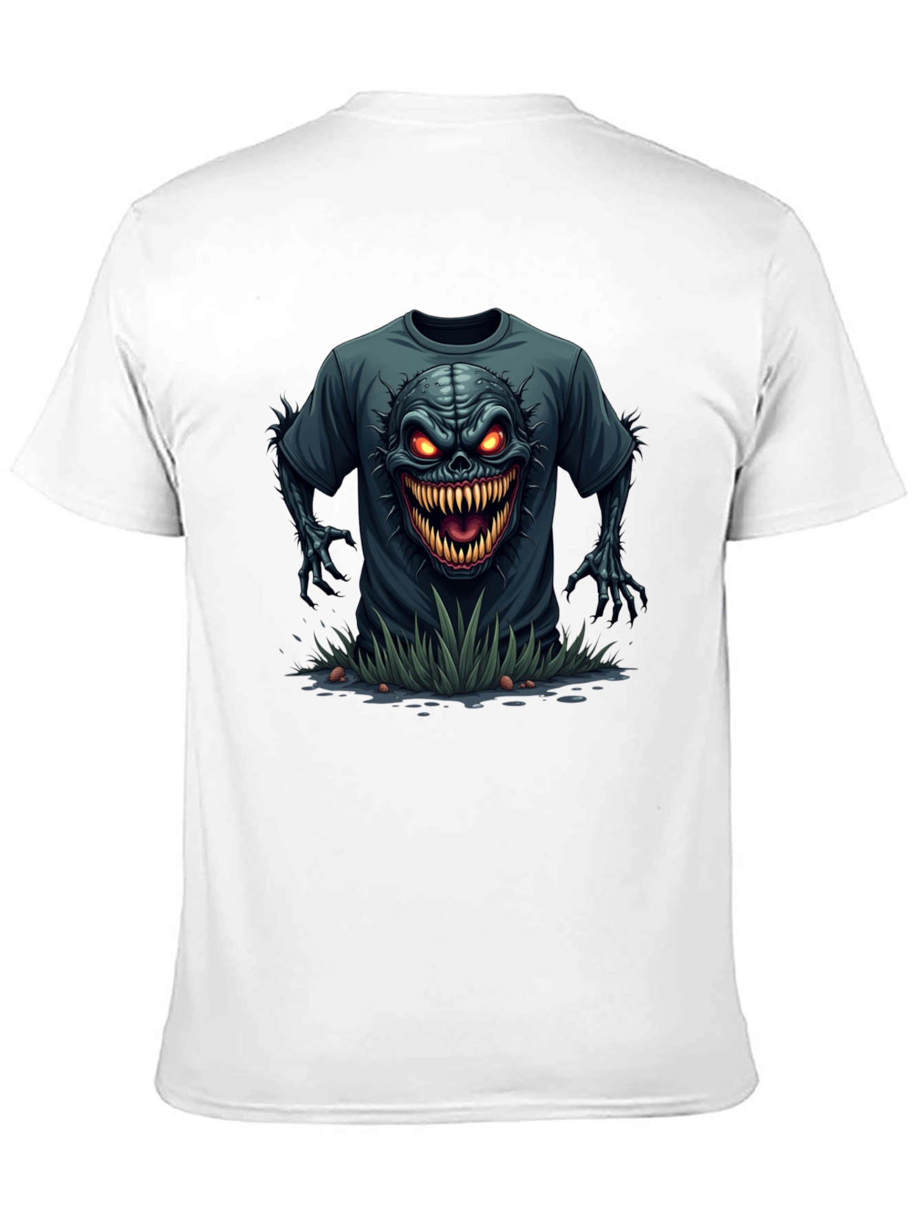 Monster Graphic Tee - Unique Horror T-Shirt