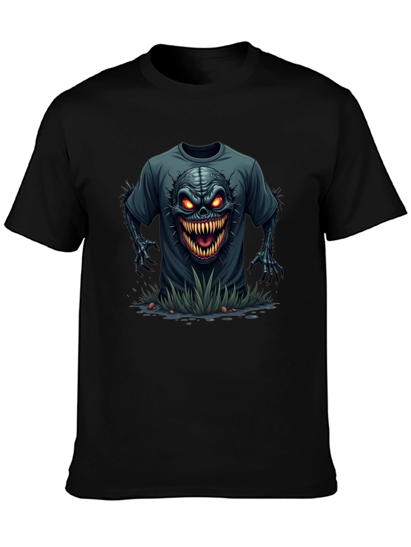 Monster Graphic Tee - Unique Horror T-Shirt